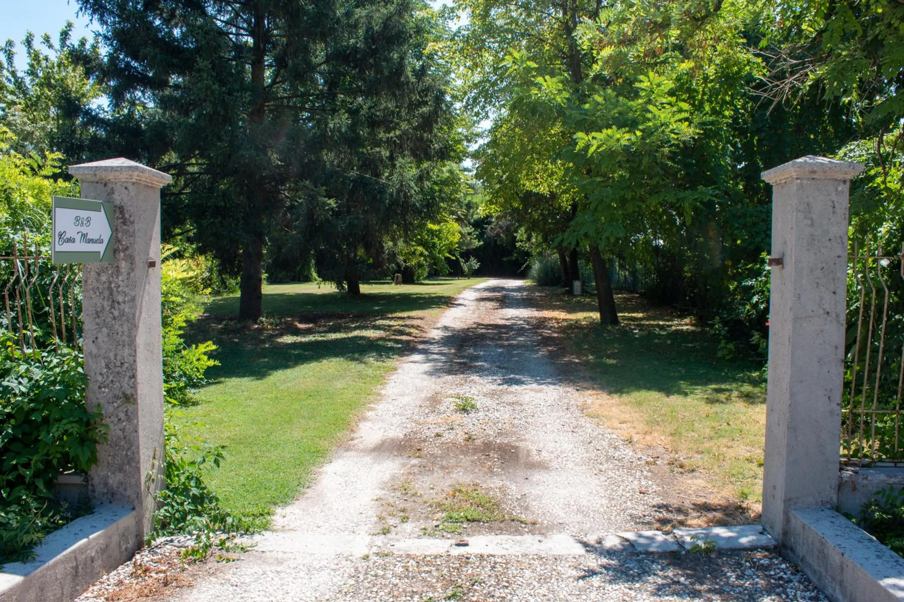Garden in B&B Casa Manuela