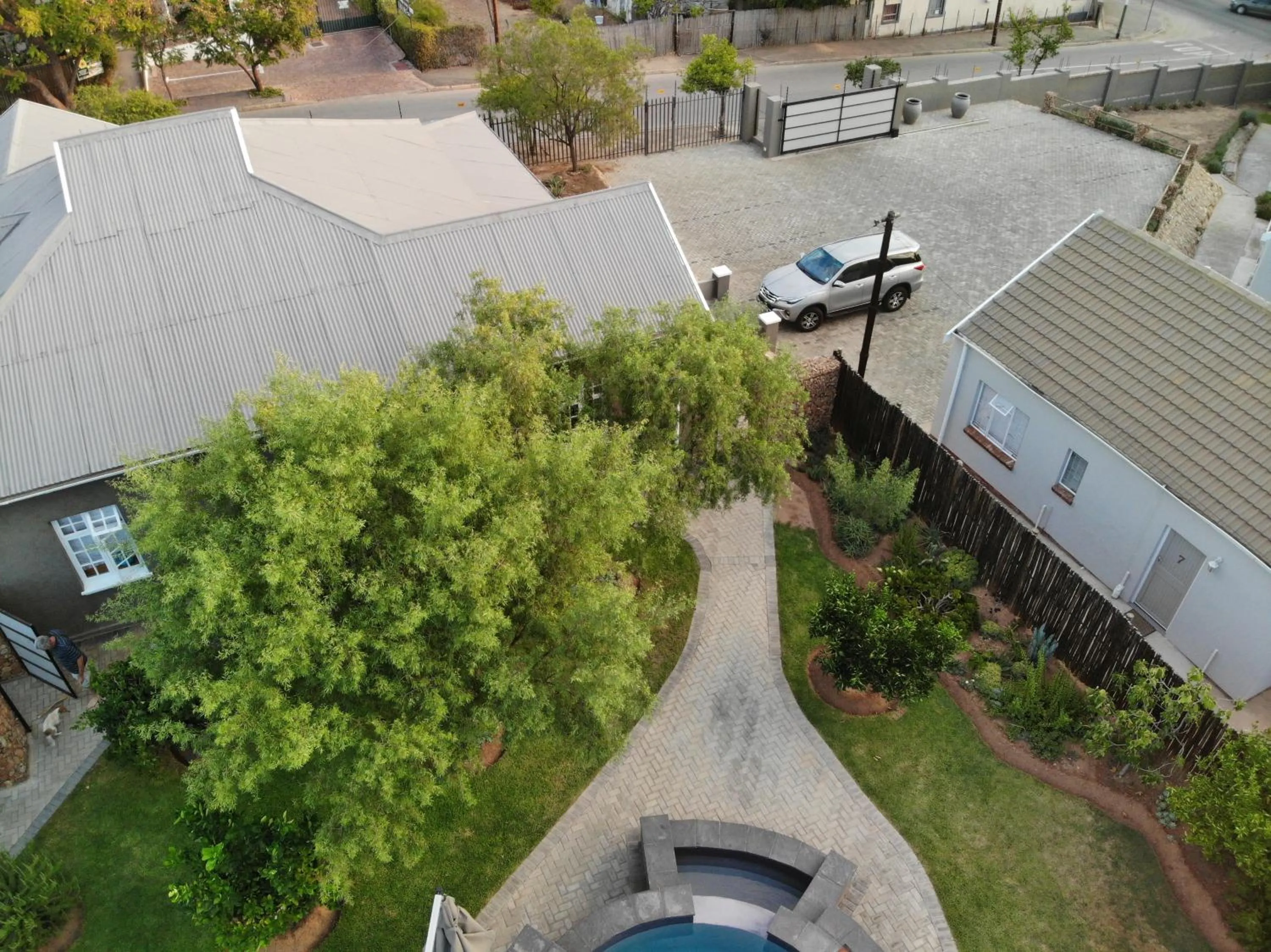 Bird's eye view in The Featherbed - Oudtshoorn