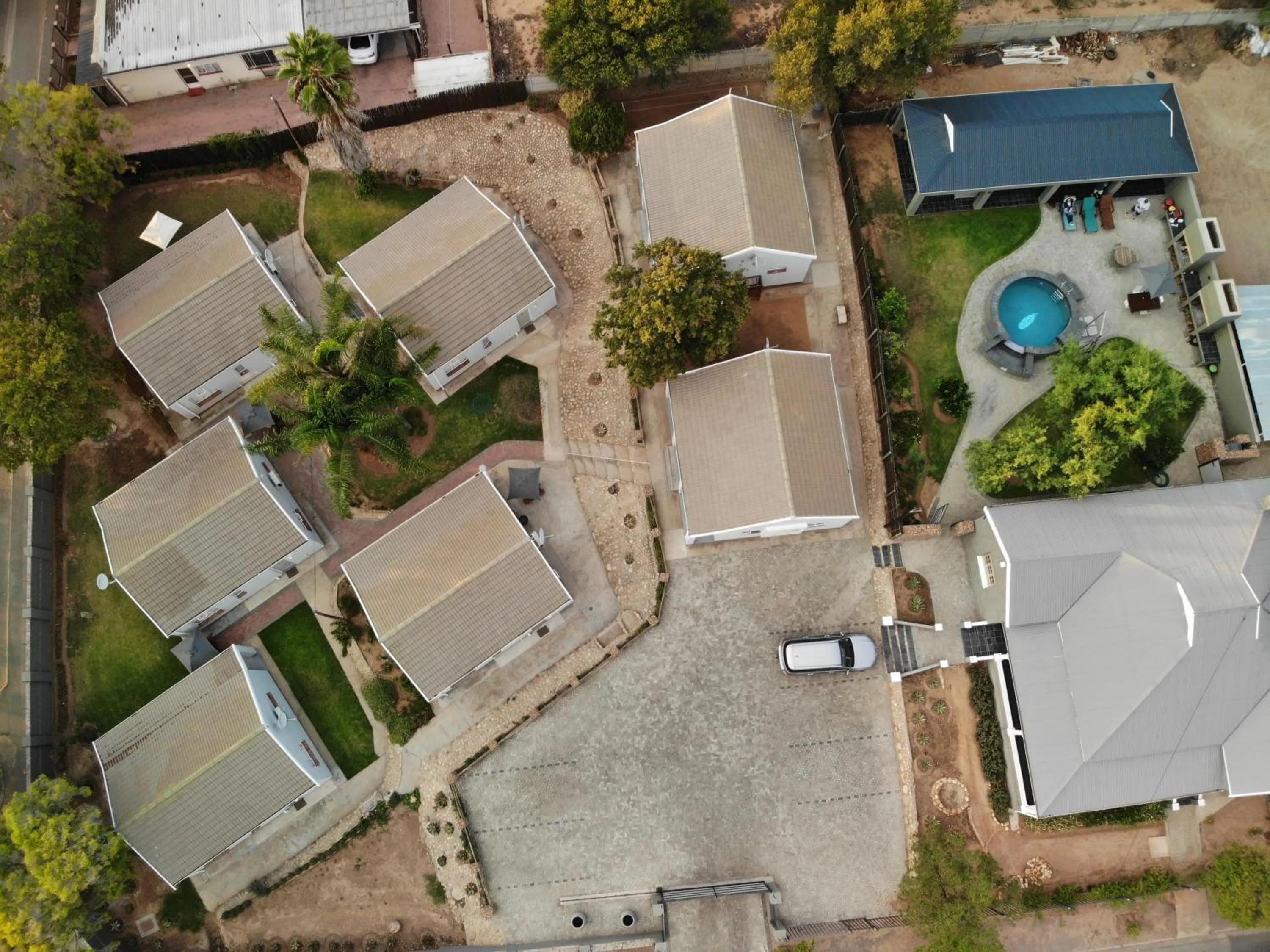Bird's eye view in The Featherbed - Oudtshoorn