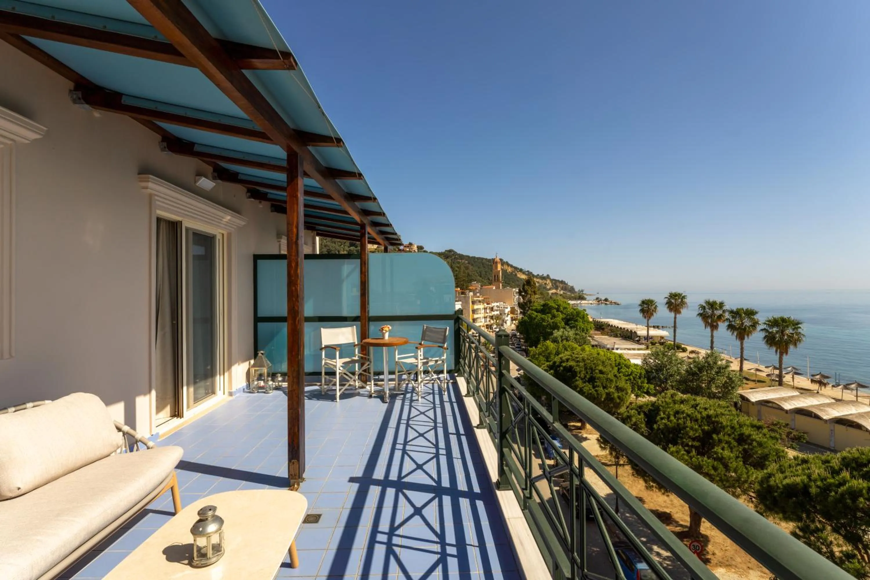 Patio in Plaza Hotel