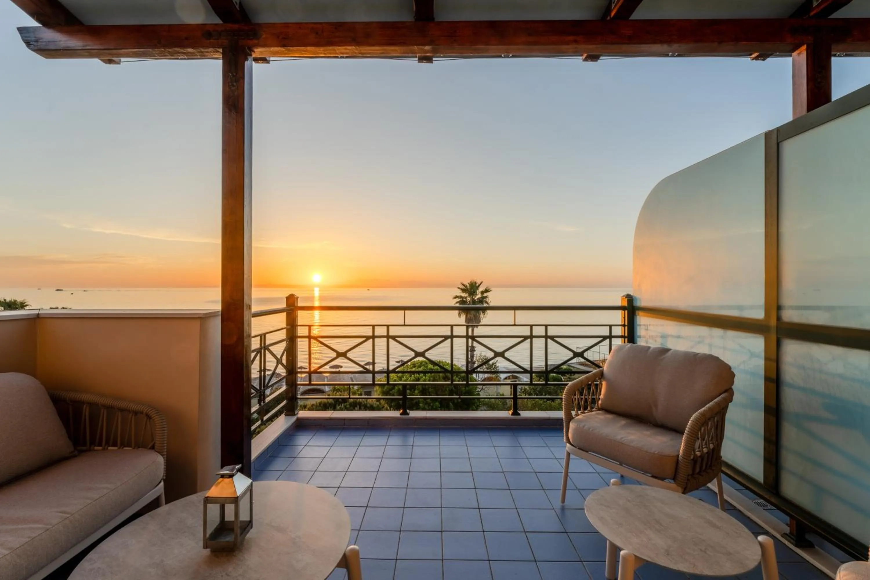 Patio in Plaza Hotel