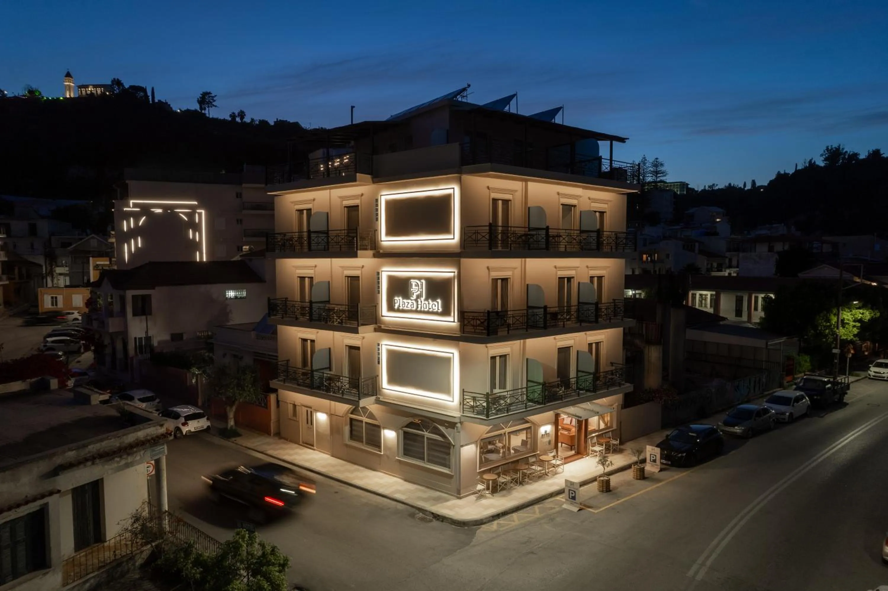 Property building in Plaza Hotel