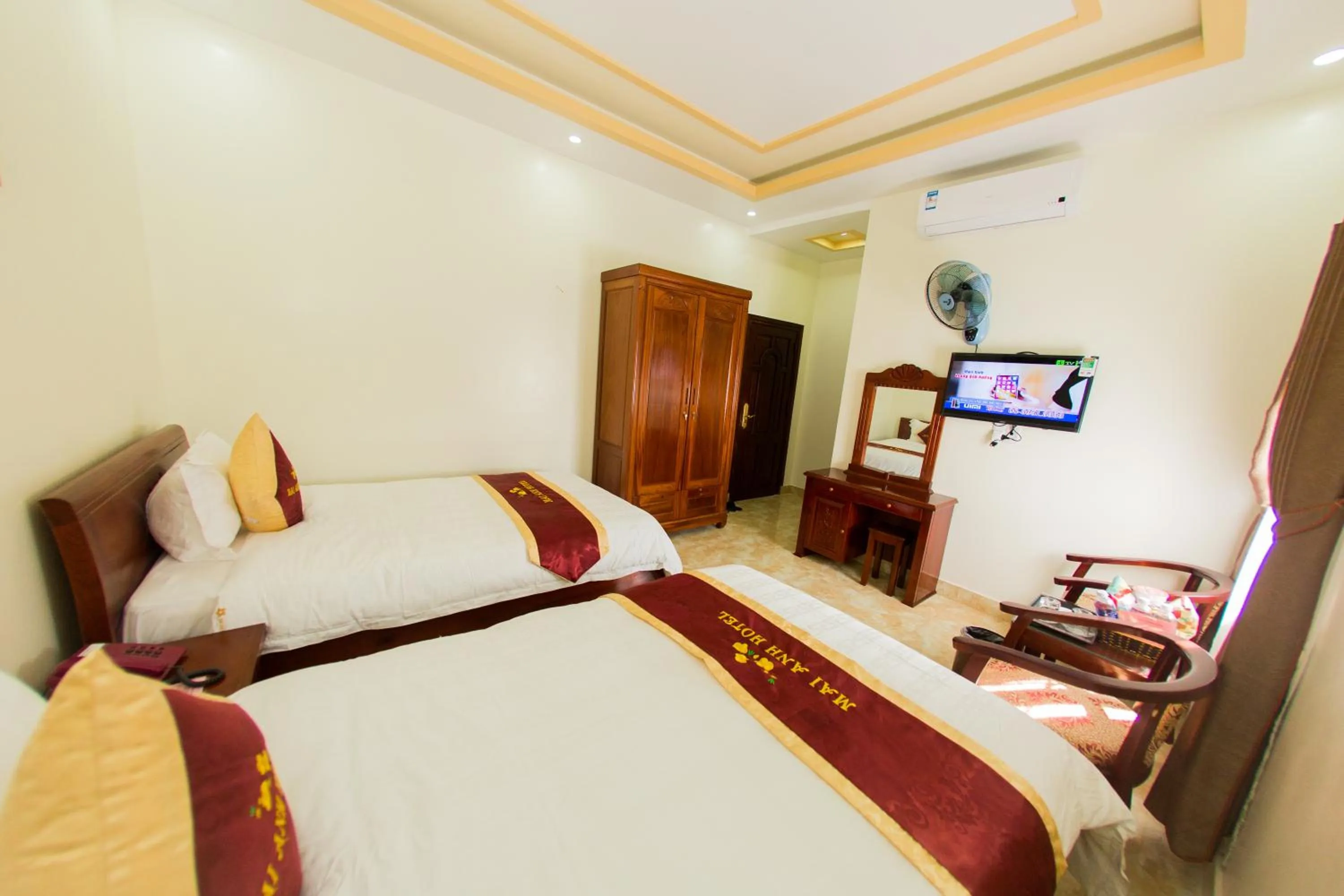 Bed in Mai Anh Hotel