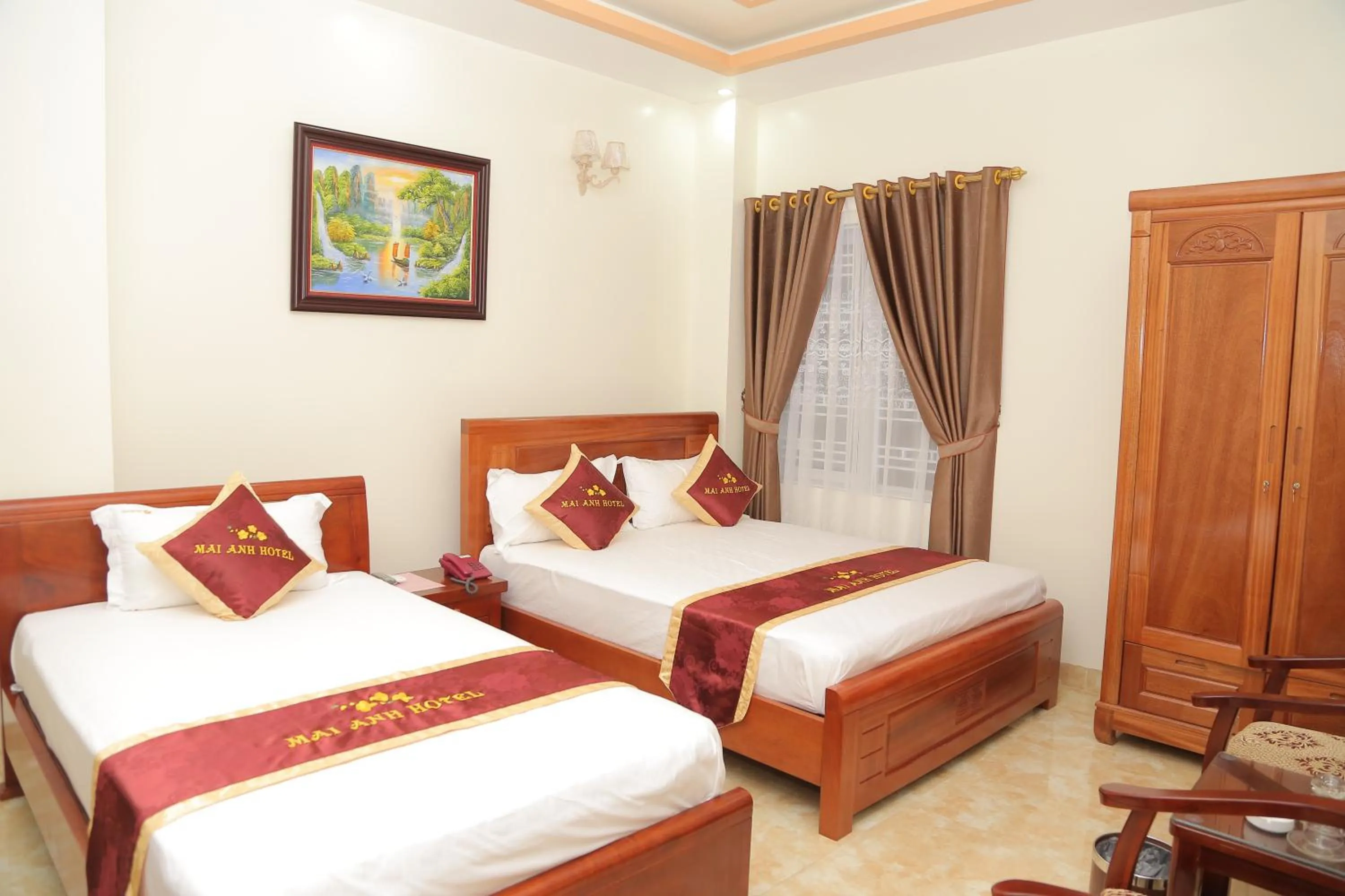 Bed in Mai Anh Hotel