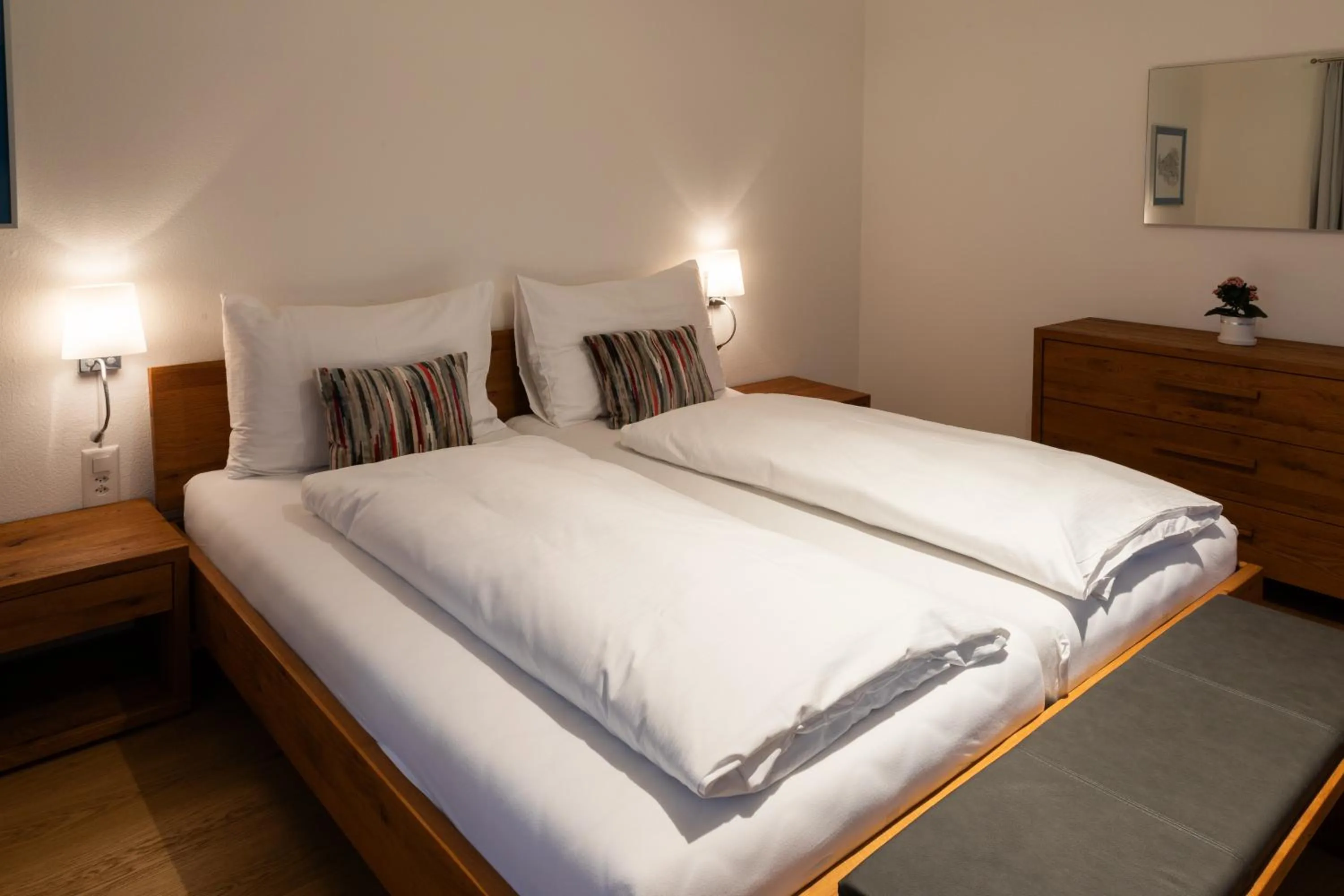 Bed in Wysses Rössli