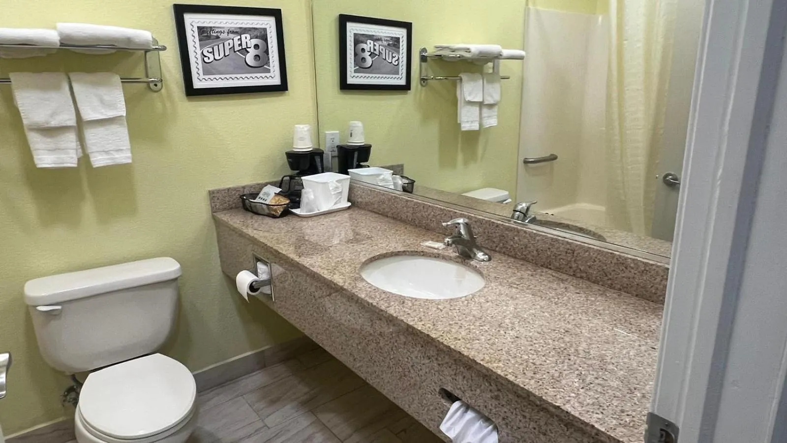 Bathroom in Super 8 by Wyndham Albany