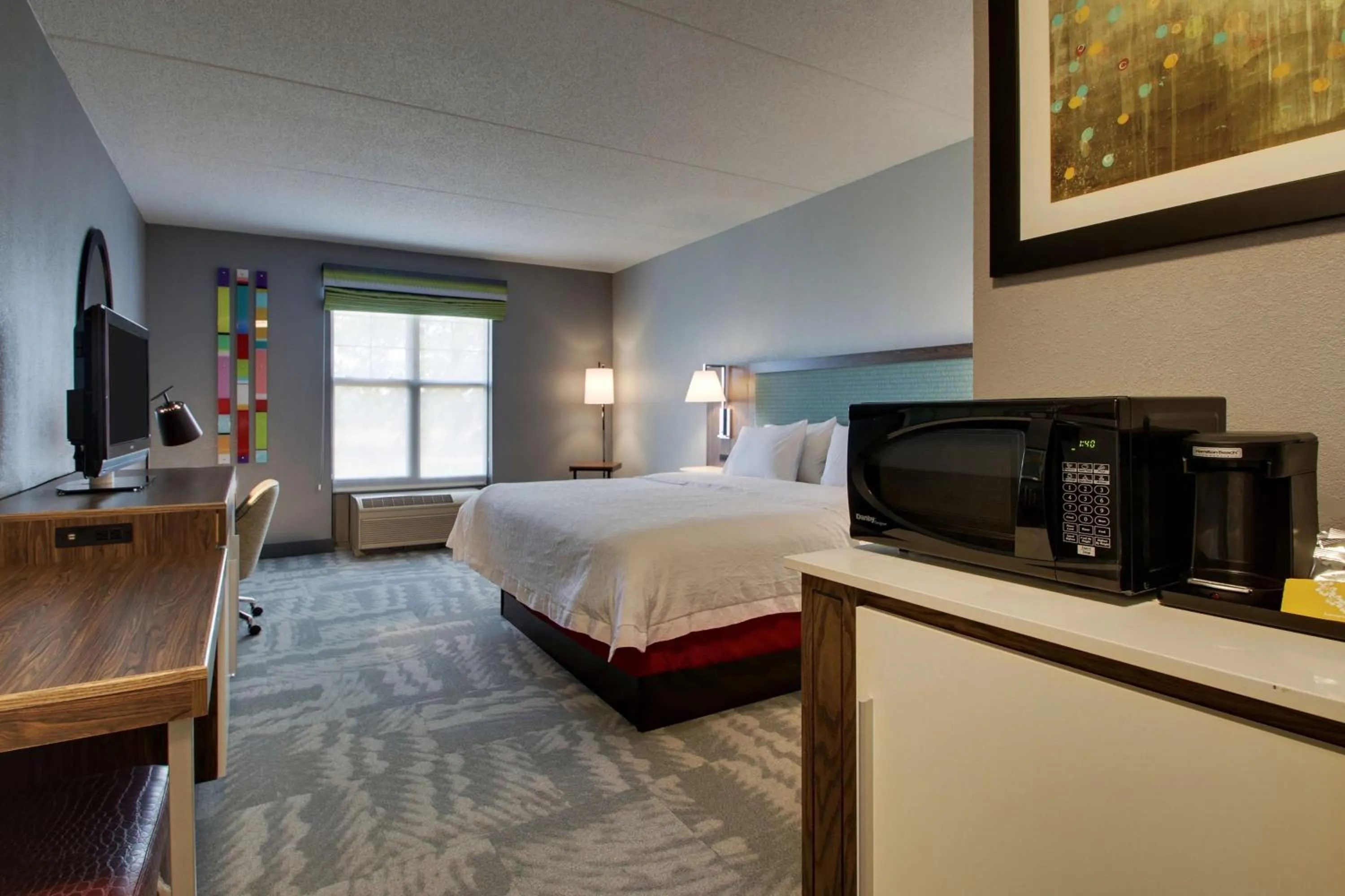 Bedroom, Bed in Hampton Inn & Suites Chicago/Aurora