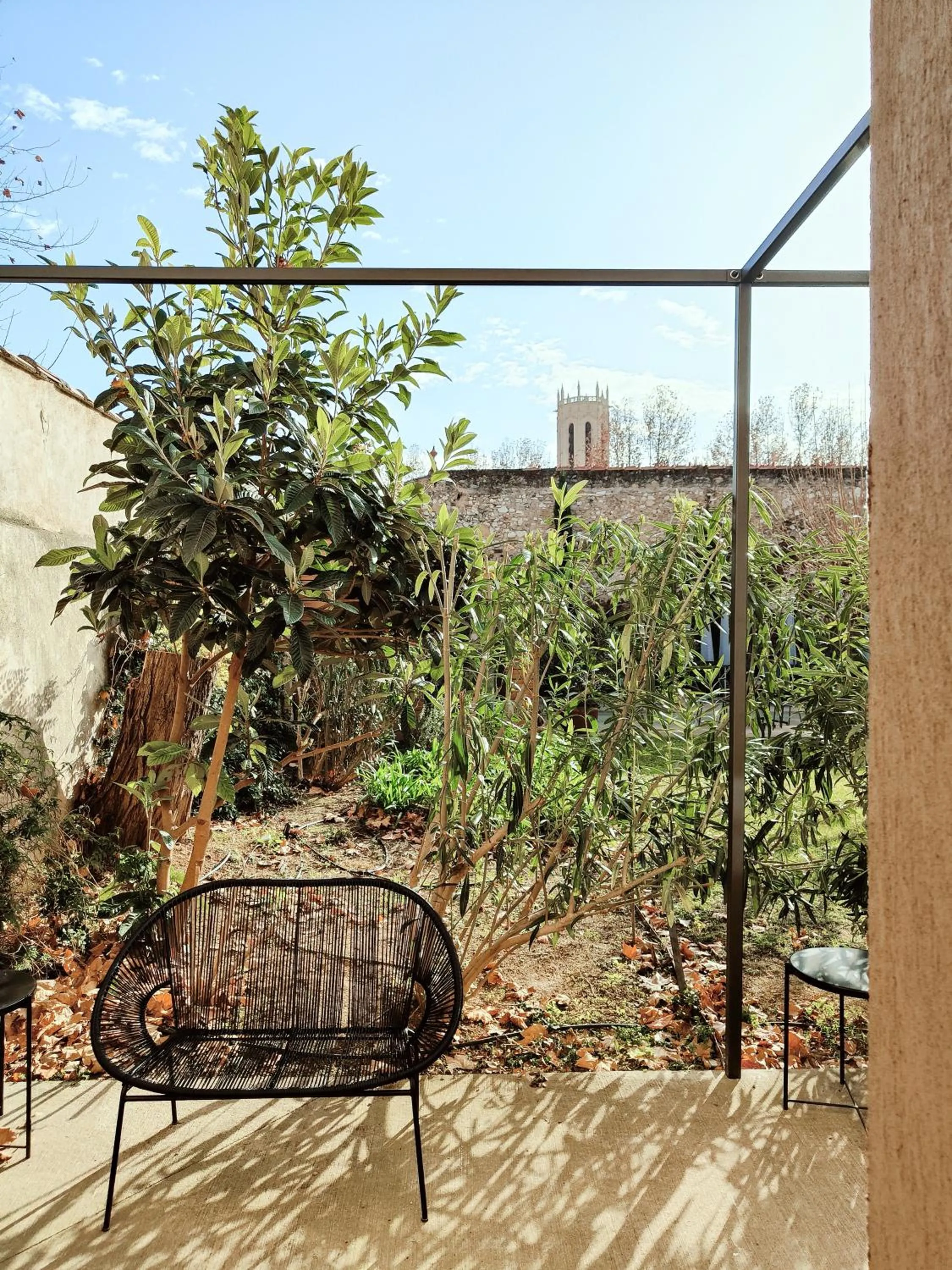 Patio in Hôtel Paul
