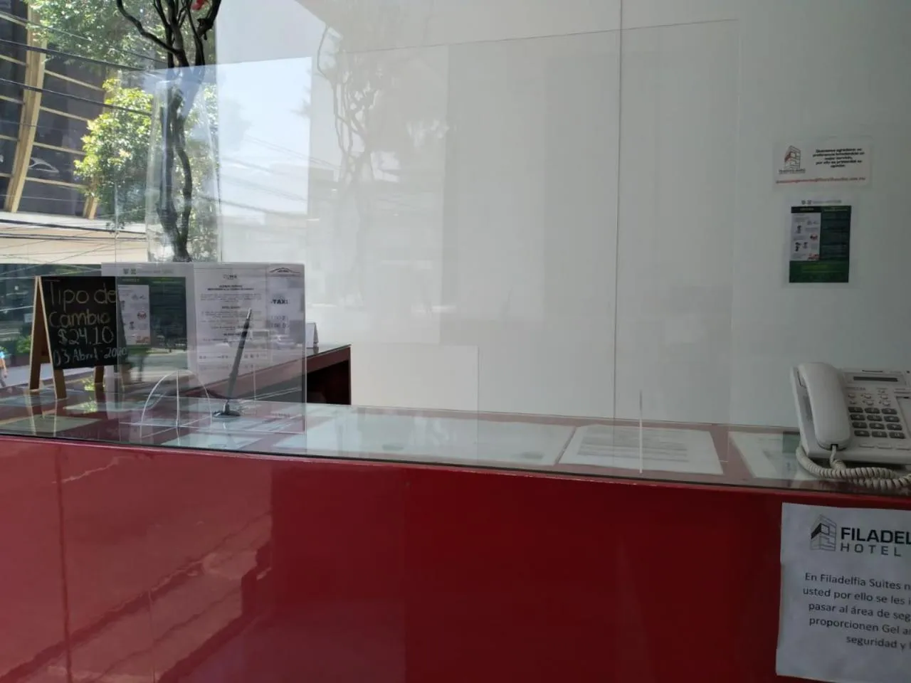 Lobby or reception in Residencias Filadelfia