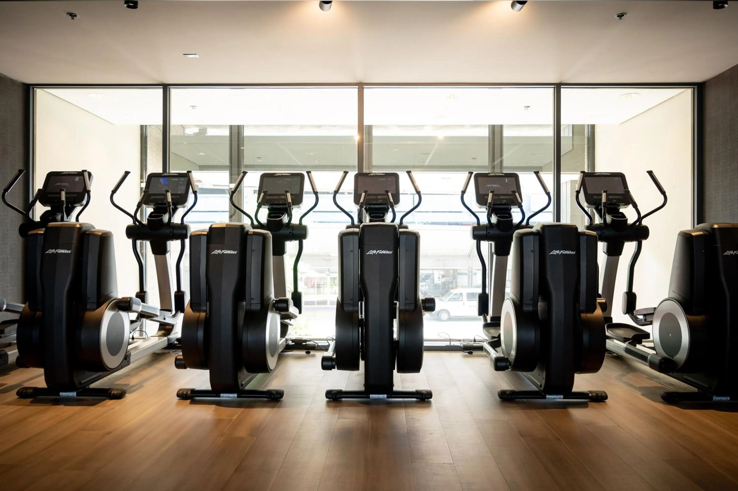 Fitness centre/facilities in Hilton Chicago O'Hare Airport