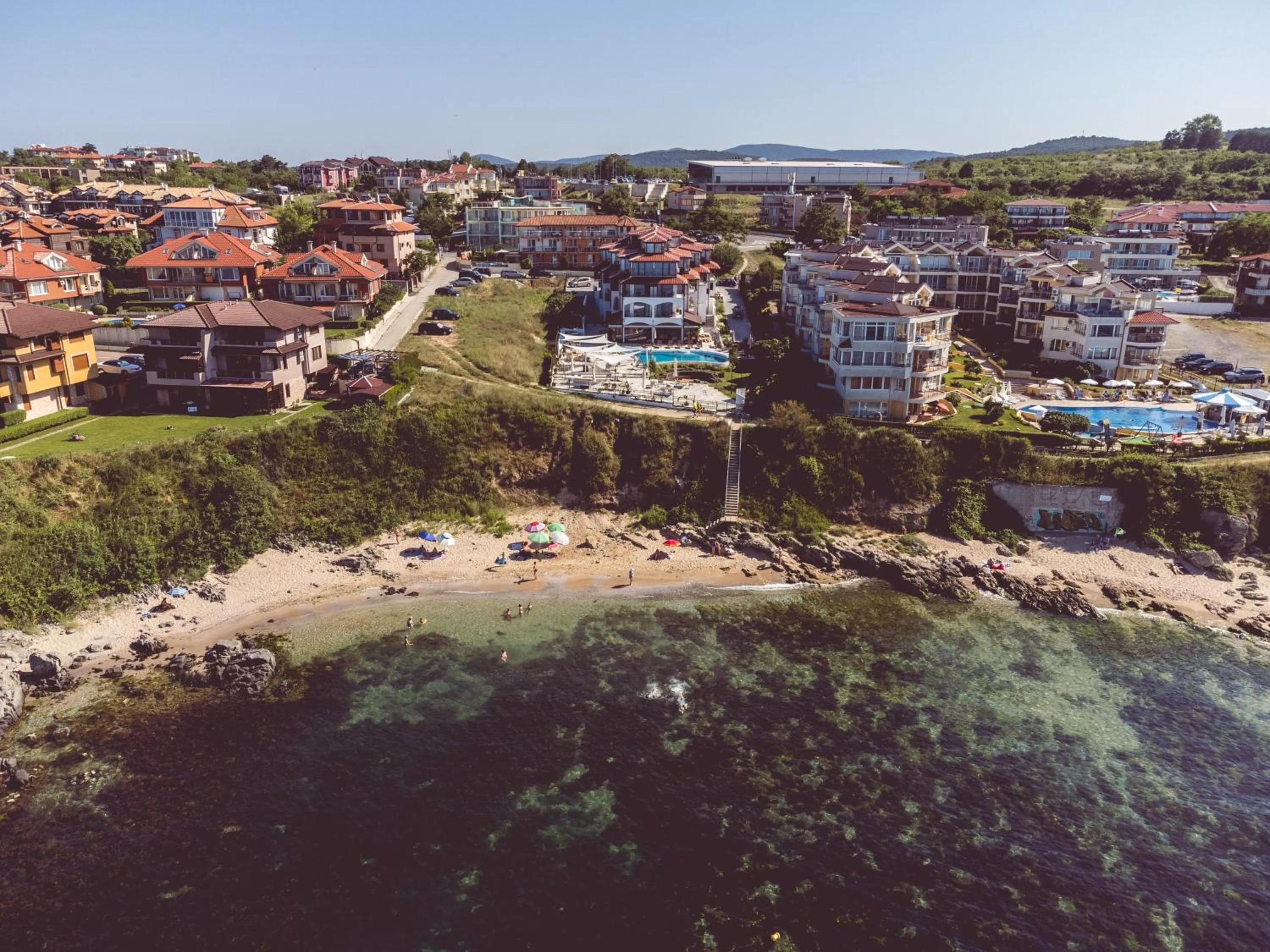 Bird's eye view in Relax Sozopol