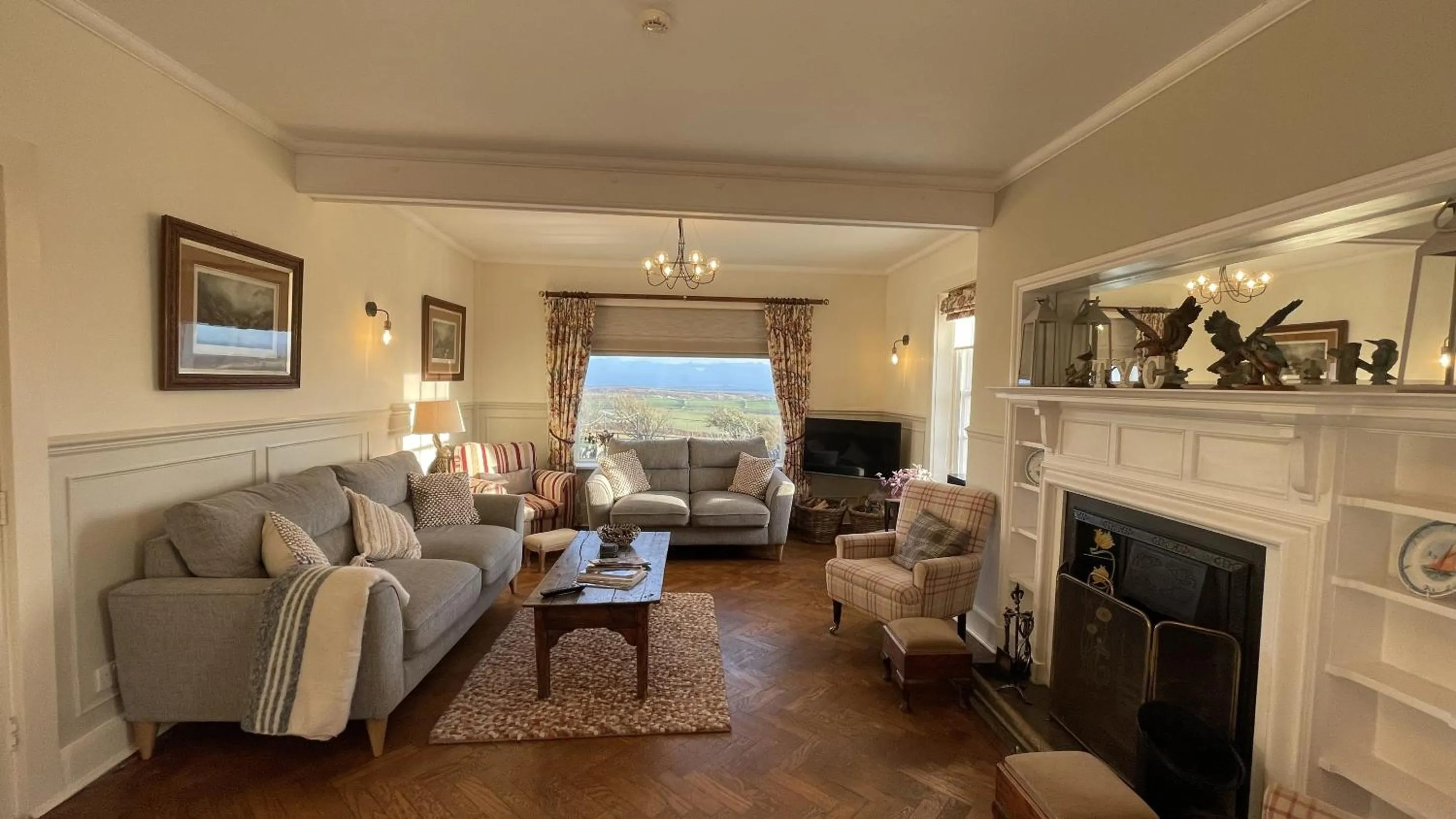 Living room in Tan Y Cytiau