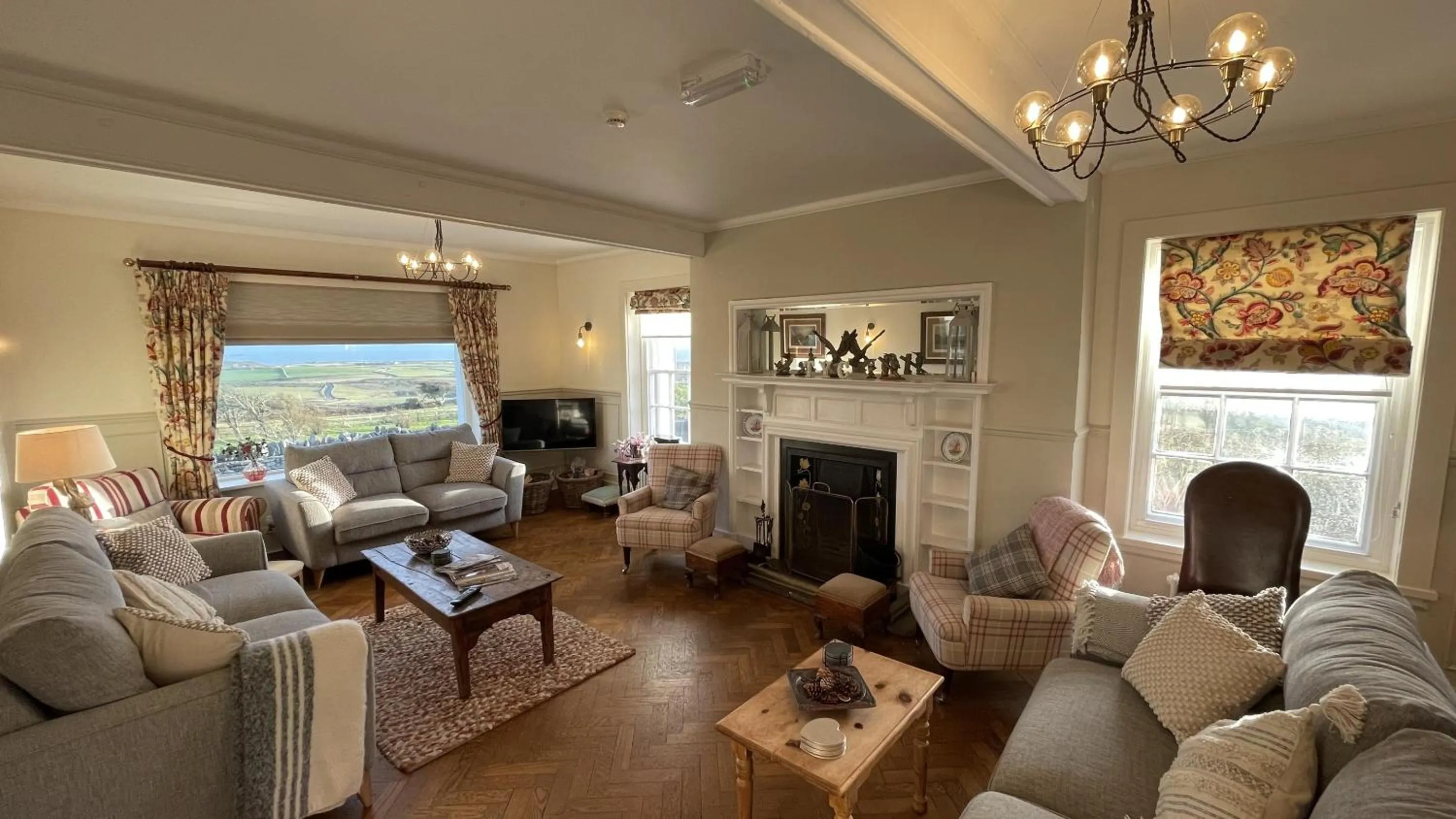 Living room in Tan Y Cytiau