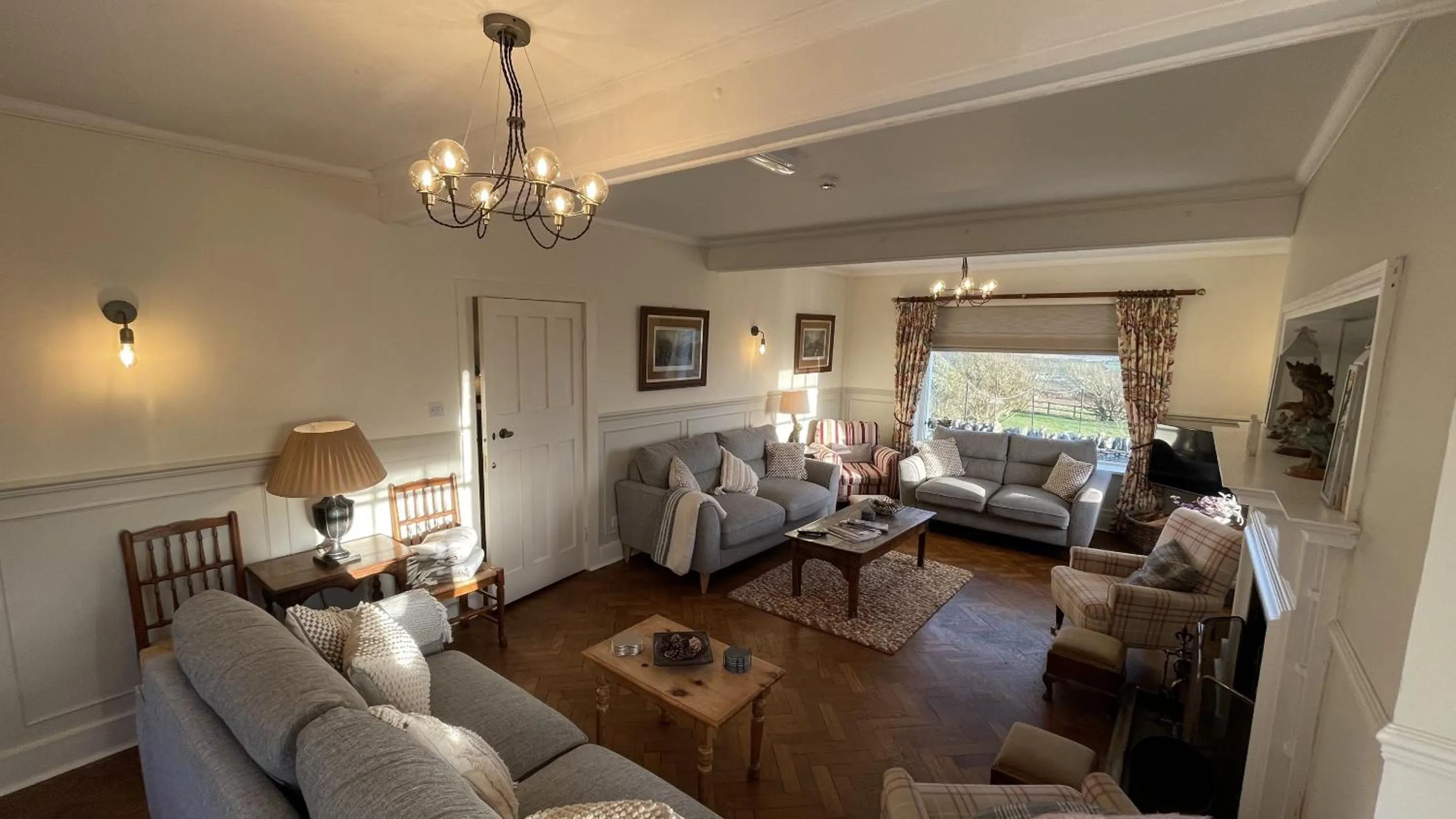 Living room in Tan Y Cytiau