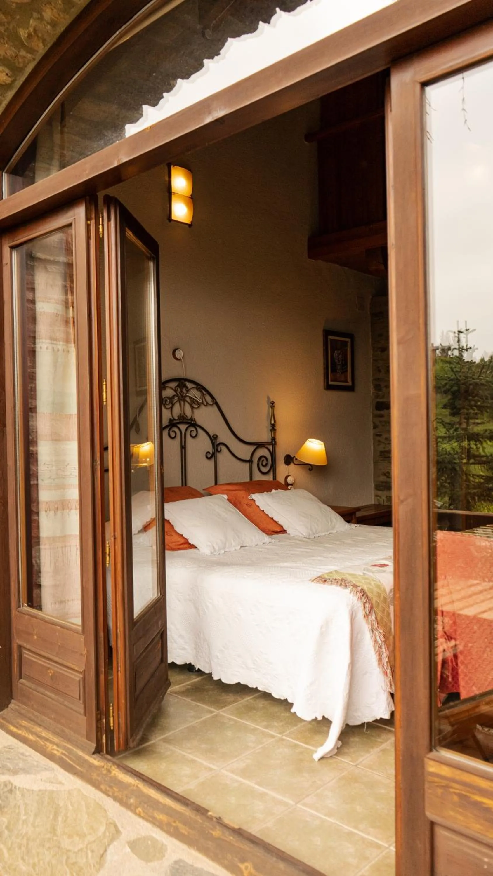 Balcony/Terrace, Bed in Mas D'en Roqueta