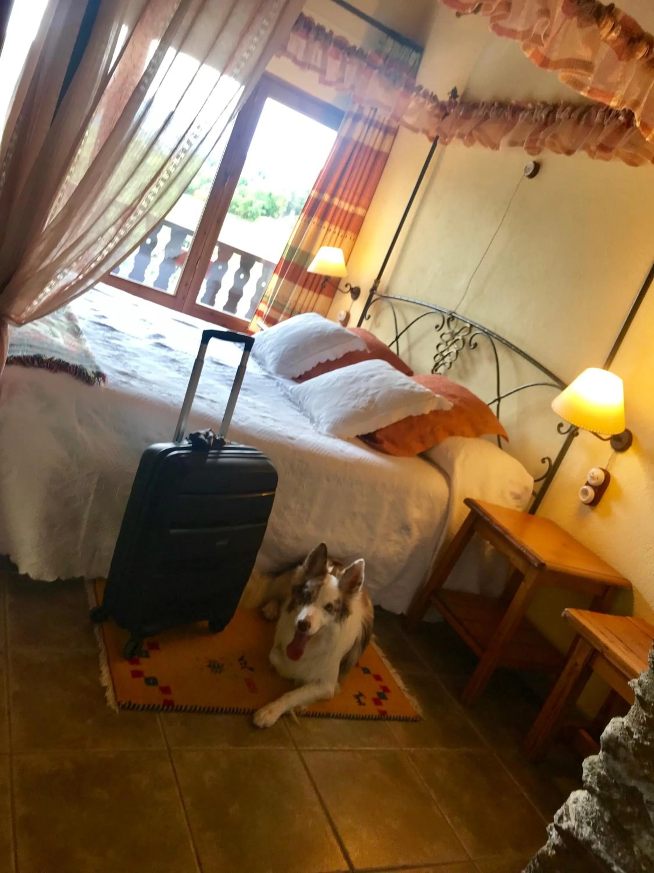 Balcony/Terrace, Bed in Mas D'en Roqueta