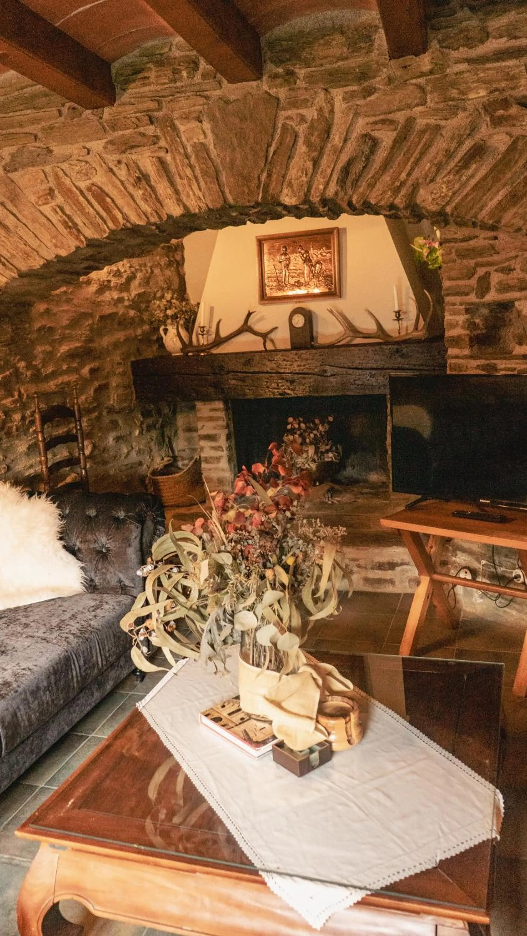 Seating area in Mas D'en Roqueta