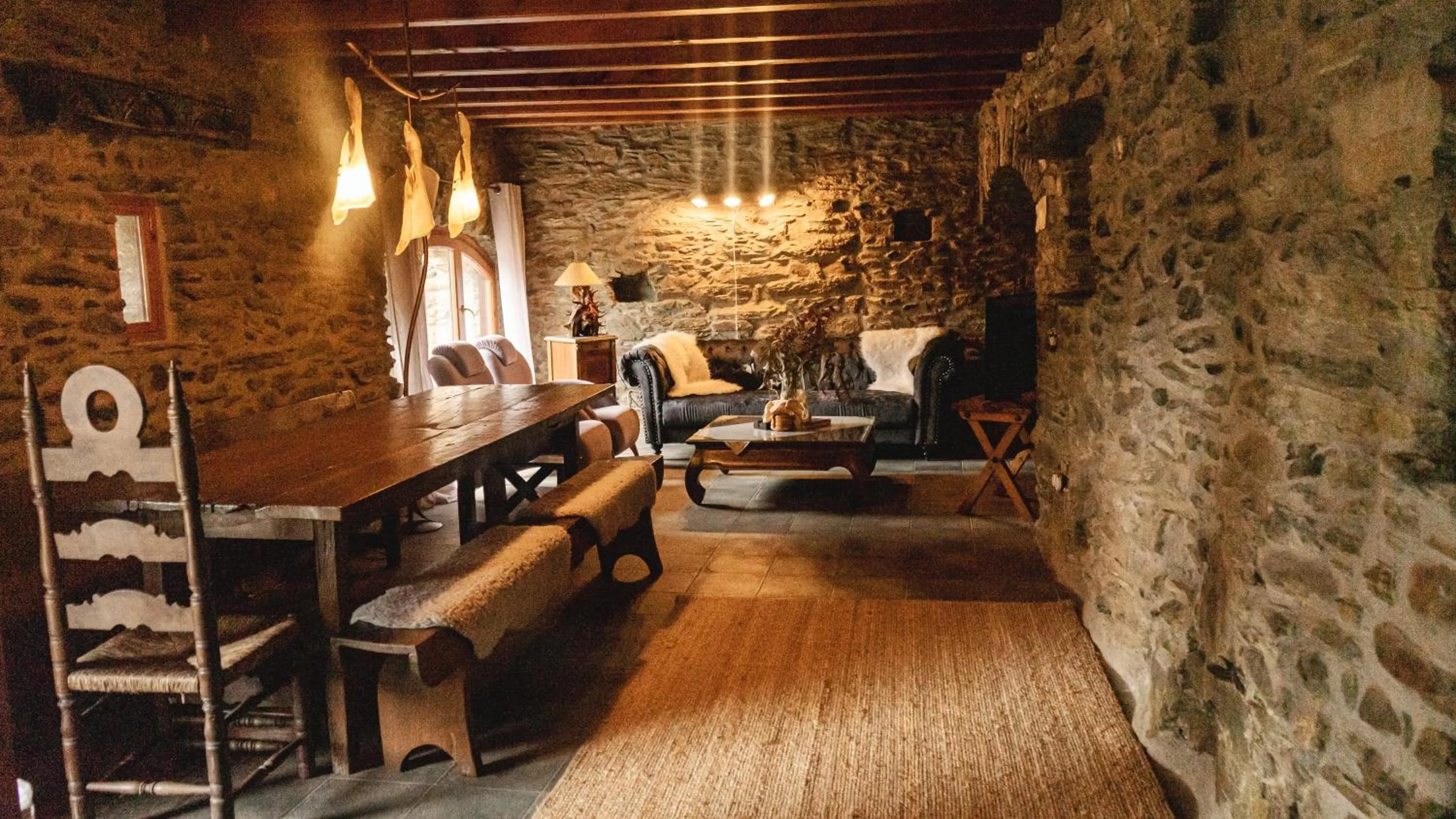 Living room in Mas D'en Roqueta