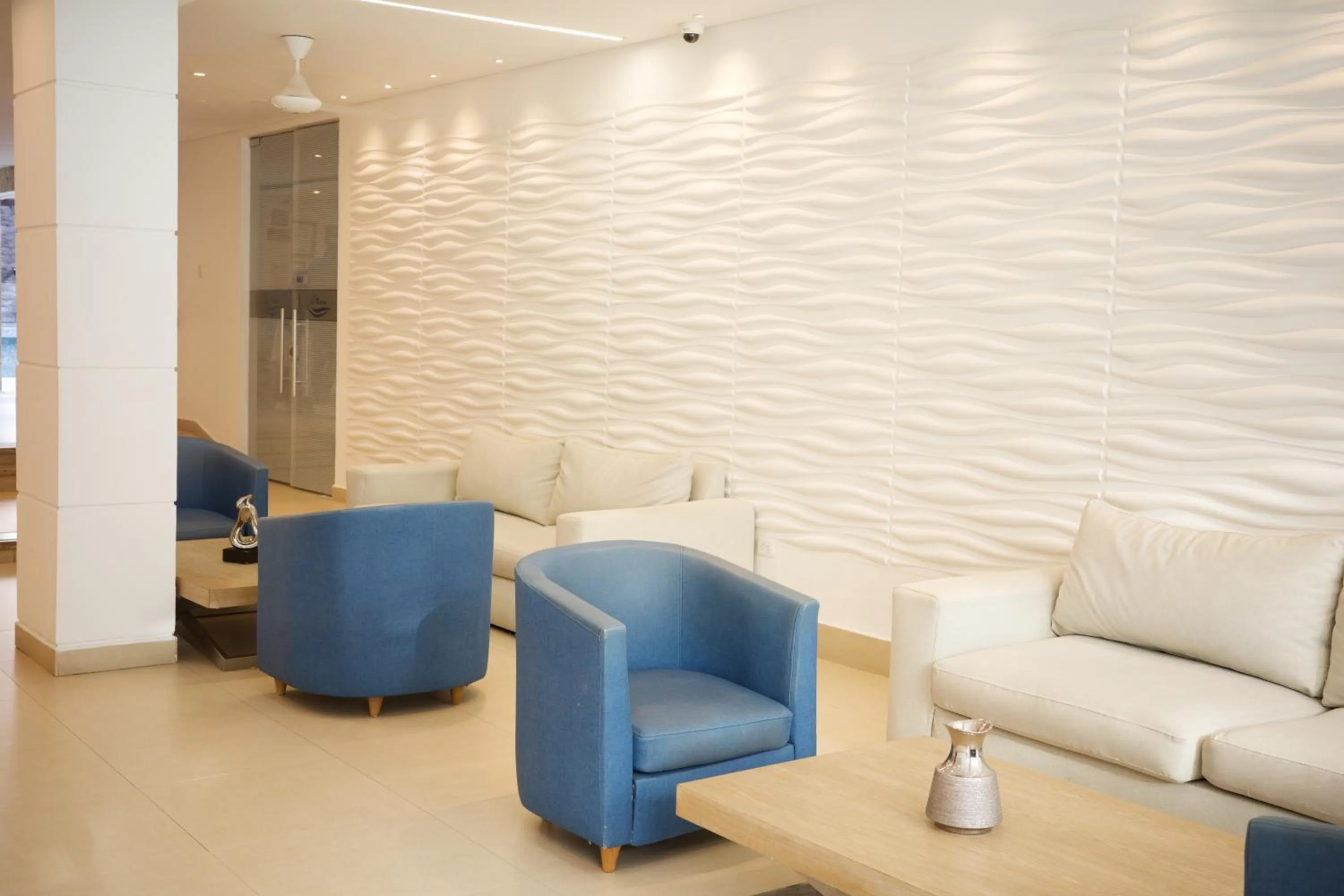 Lobby or reception in Hotel La Riviera