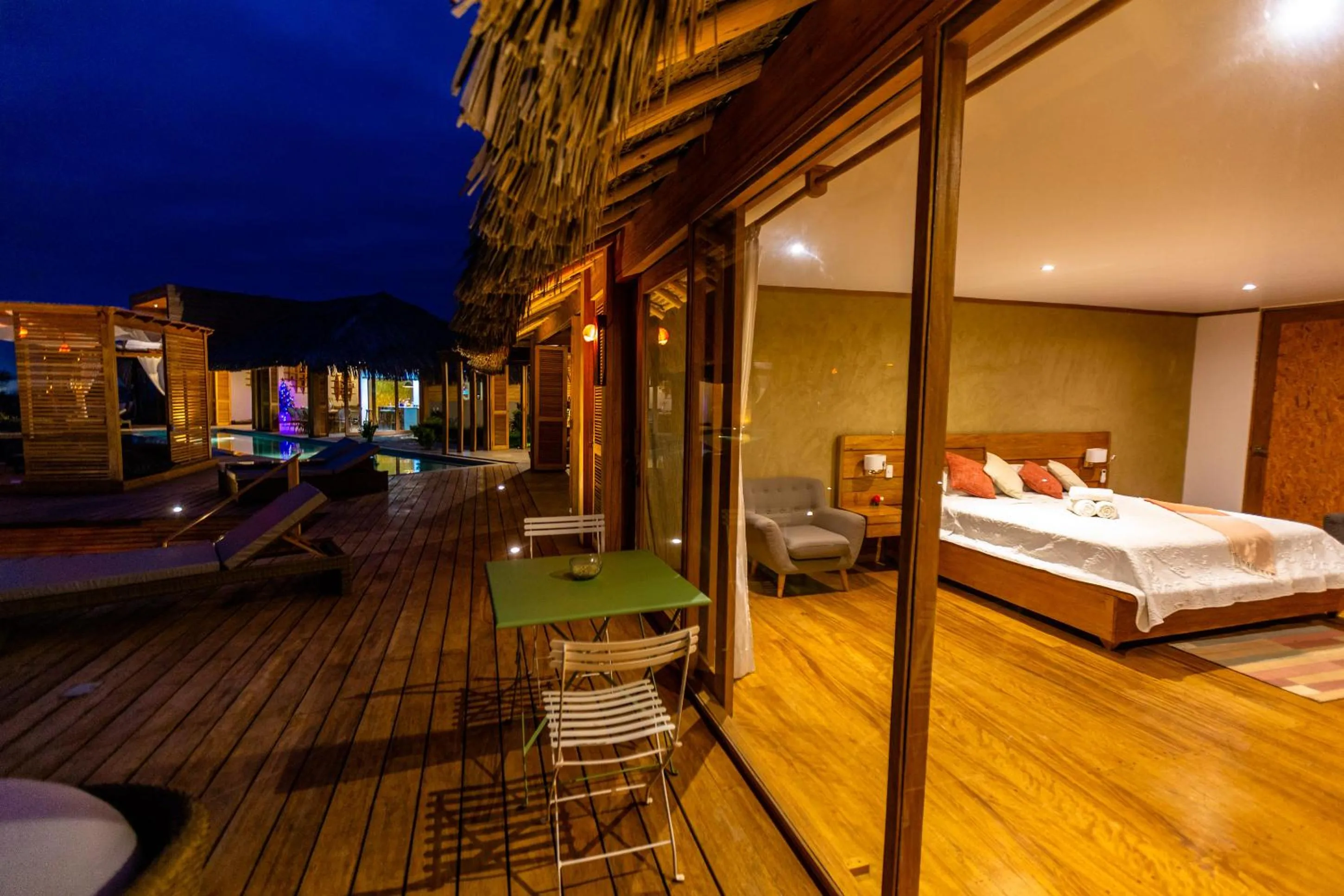 Bed in Casa Safran Vichayito