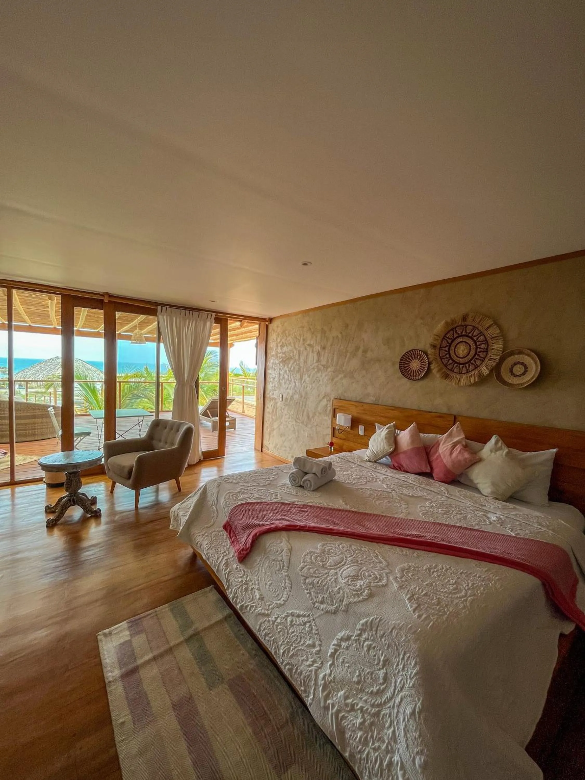 Bed in Casa Safran Vichayito