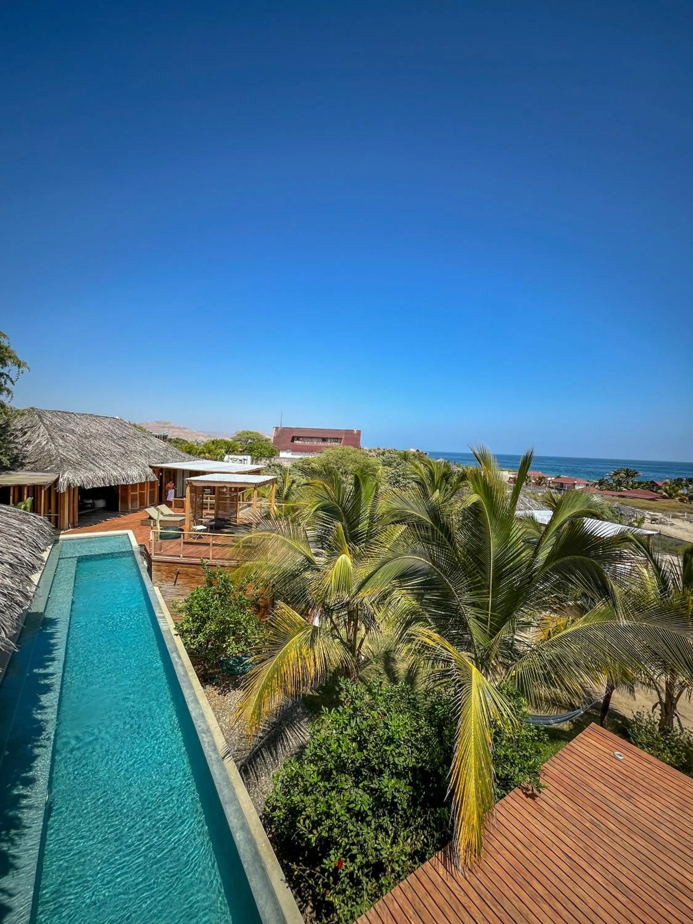 Swimming pool in Casa Safran Vichayito