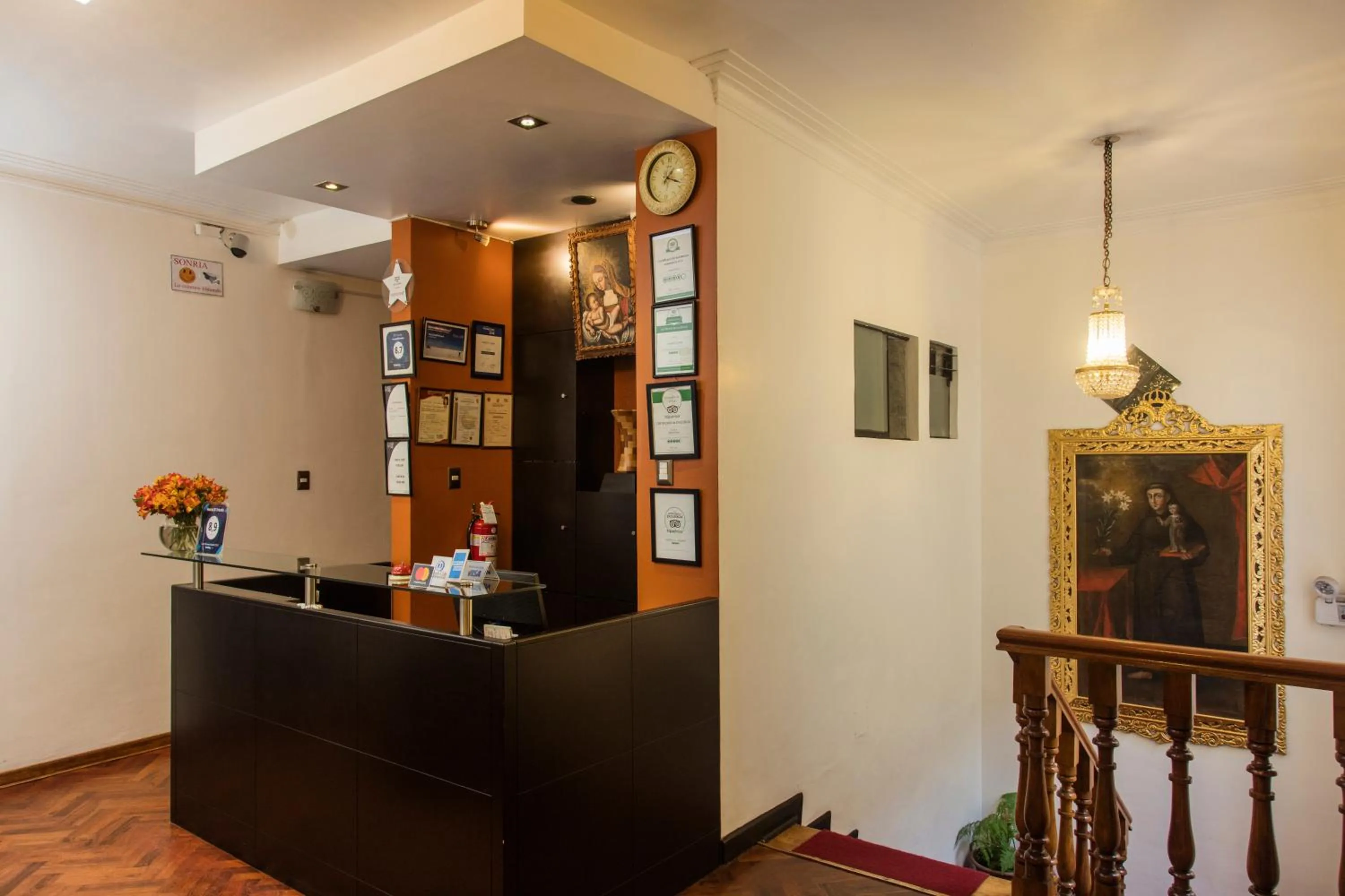 Lobby or reception in Hostal & Apartments El Triunfo