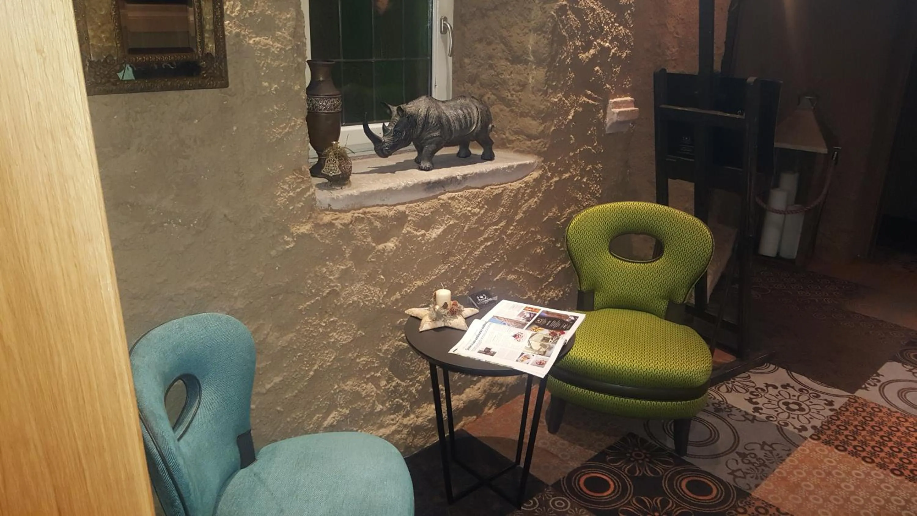 Living room in Hotel La Couronne