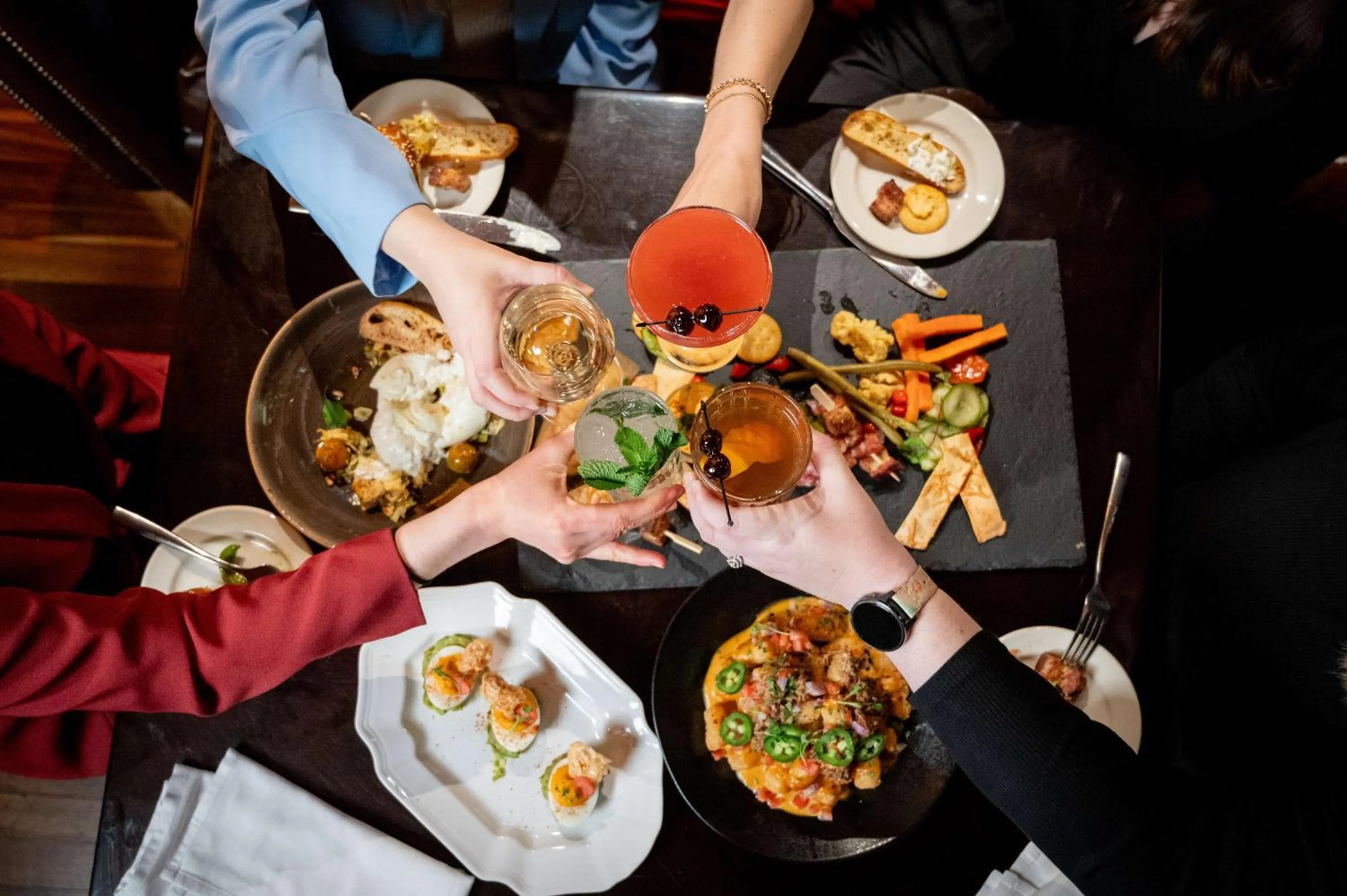 Food and drinks in The Palmer House Hilton