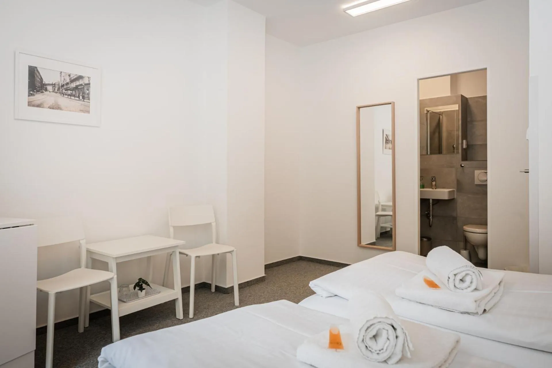 Photo of the whole room, Bed in Self-service Hotel Ostaš Praha