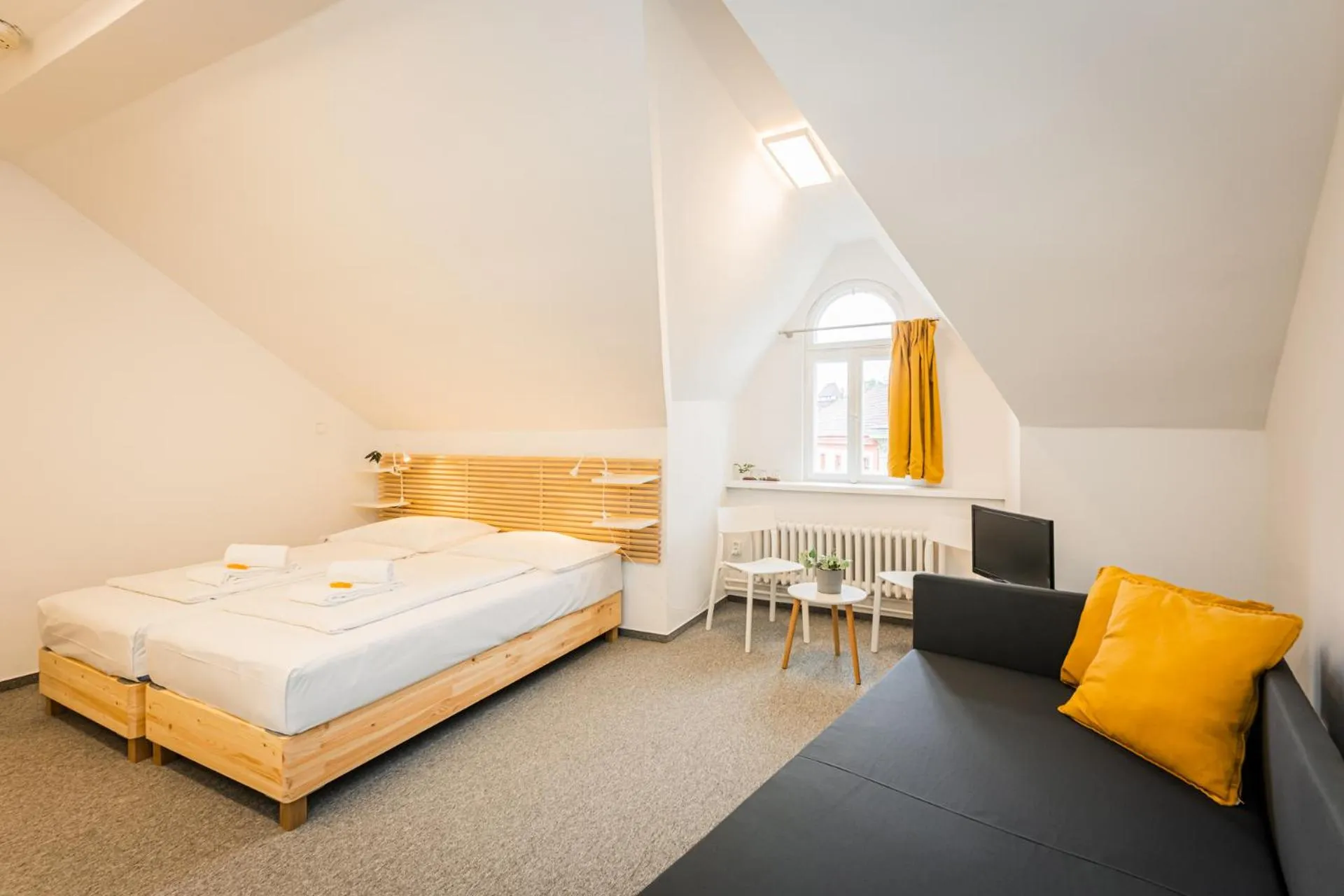 Bed in Self-service Hotel Ostaš Praha