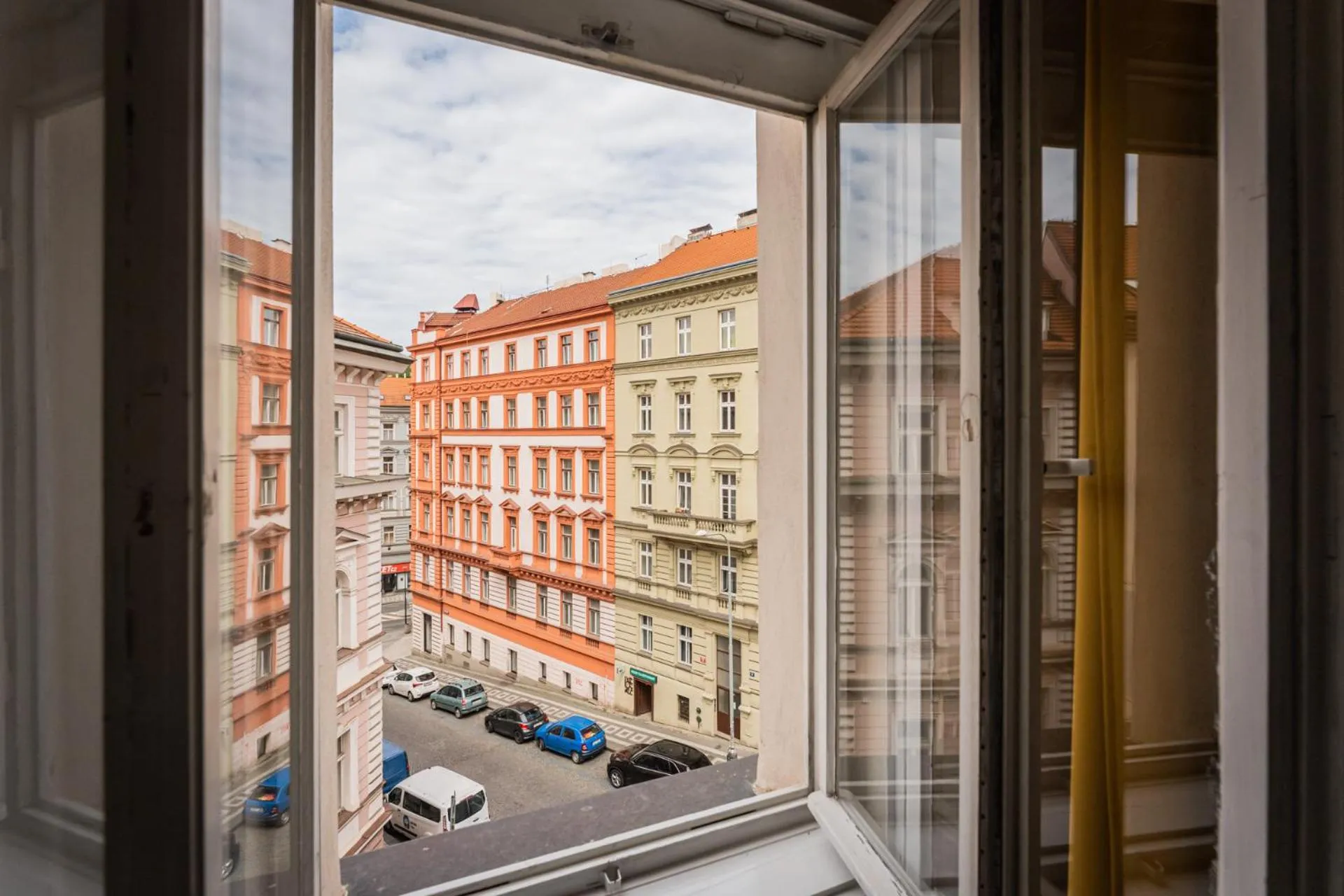 View (from property/room) in Self-service Hotel Ostaš Praha