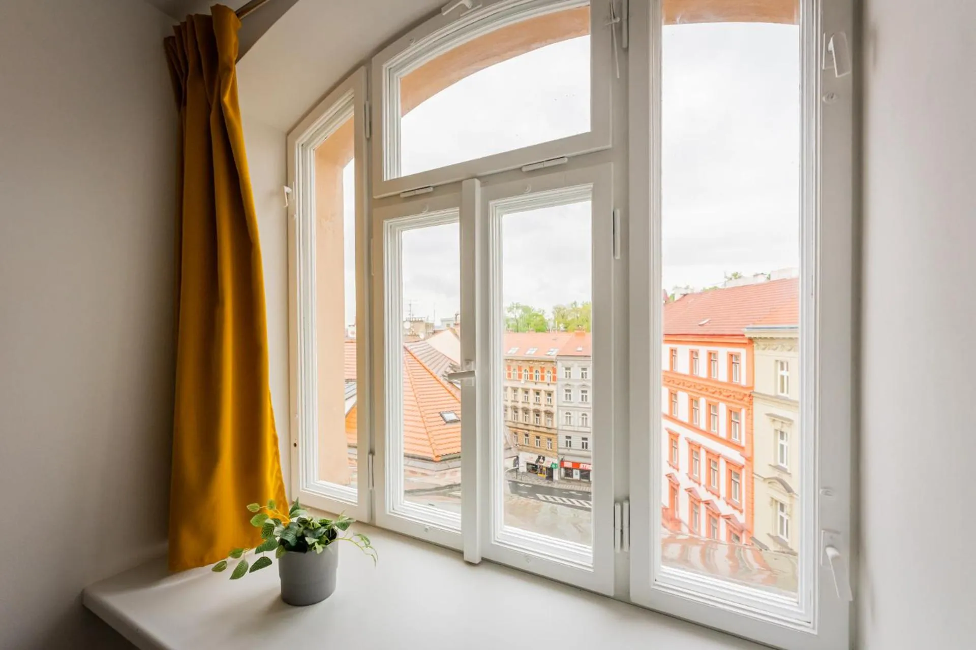 View (from property/room) in Self-service Hotel Ostaš Praha