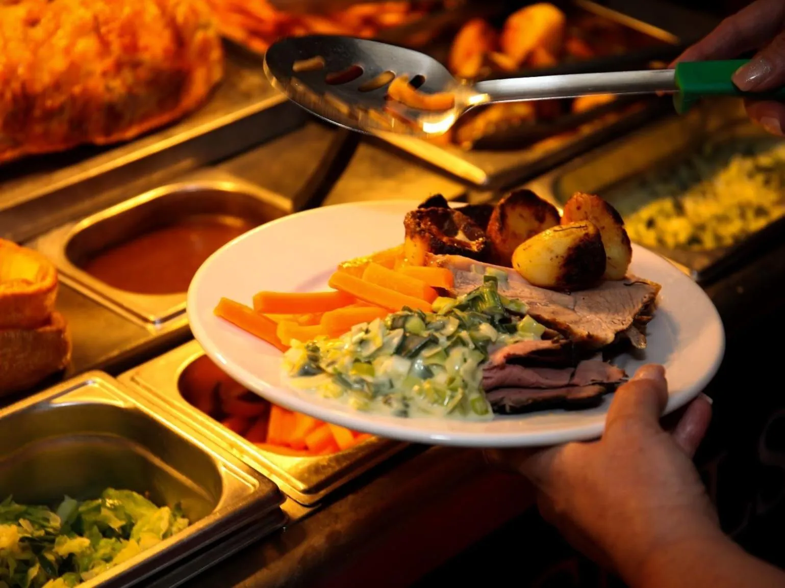 Dining area in The George