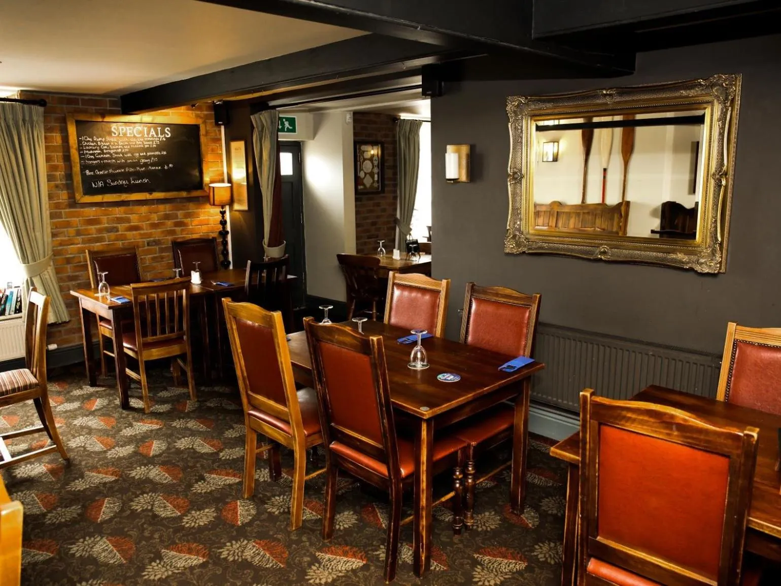 Dining area in The George