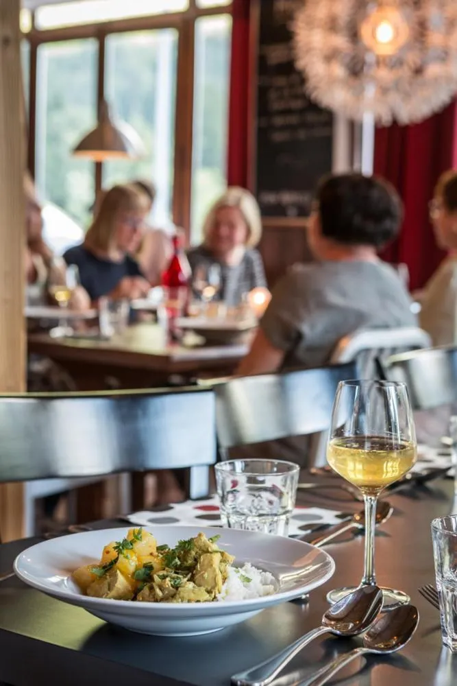 Food close-up in La Chaumière Mountain Lodge
