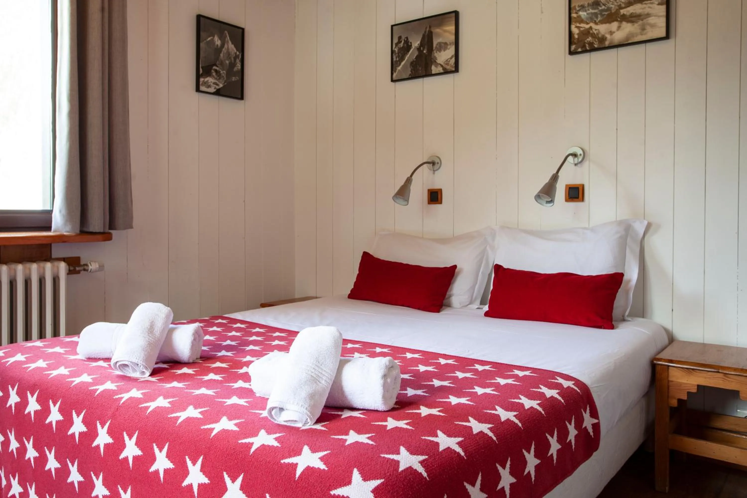 Bed in La Chaumière Mountain Lodge