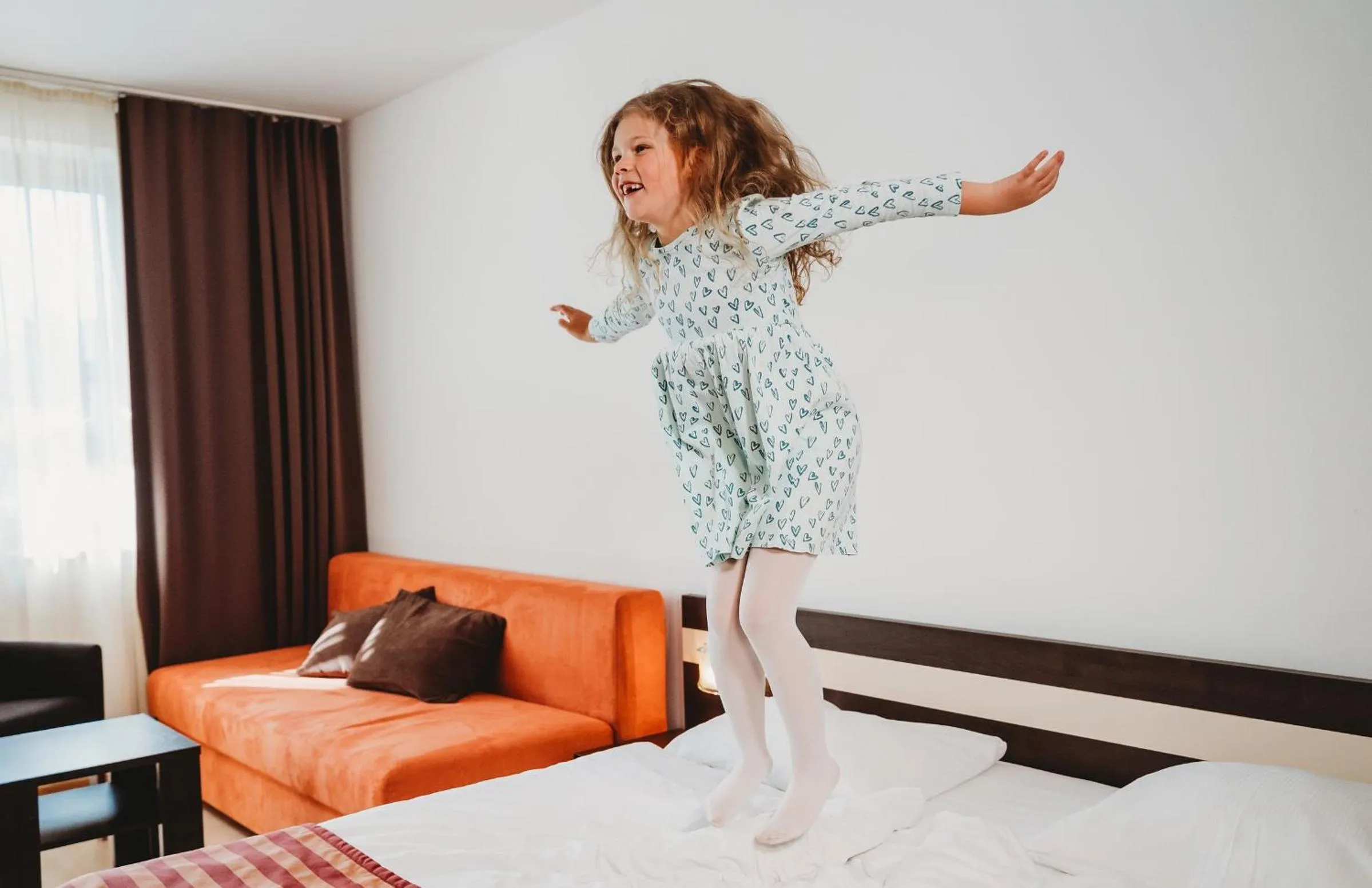 Bed in Hotel Bešeňová