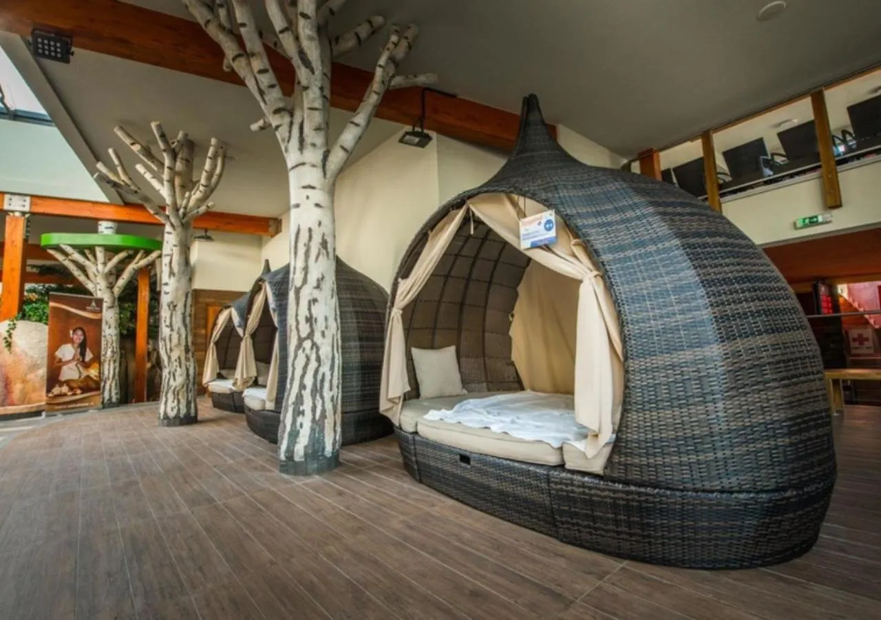 Aqua park, Bed in Hotel Bešeňová