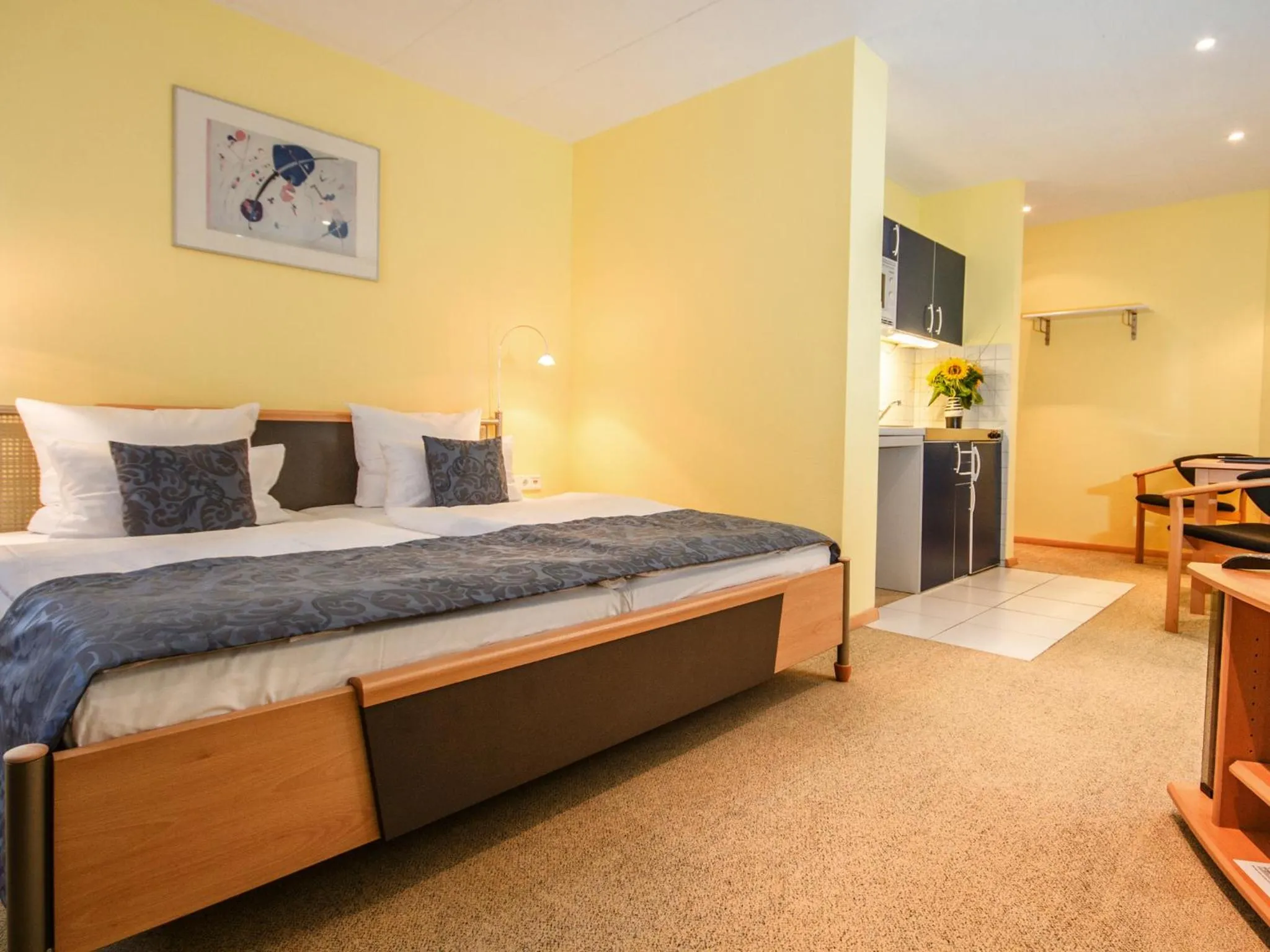 Bed in Aparthotel Villa Freisleben