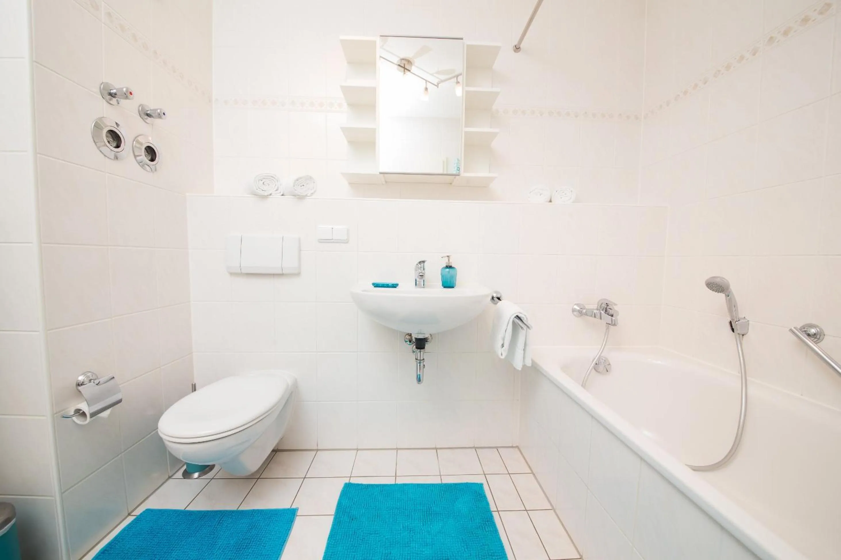 Bathroom in Aparthotel Villa Freisleben