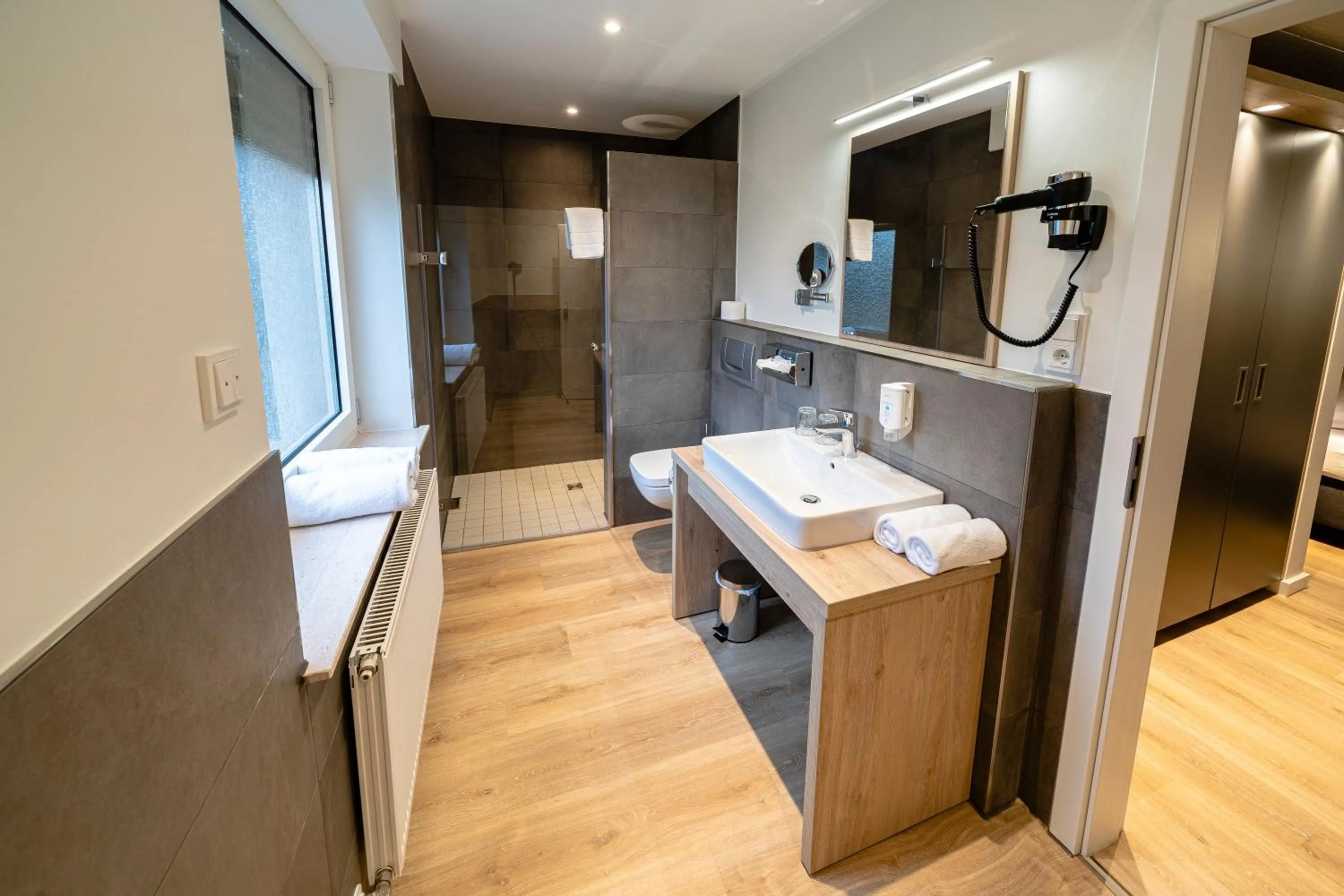 Shower in Hotel Restaurant Kloppendiek