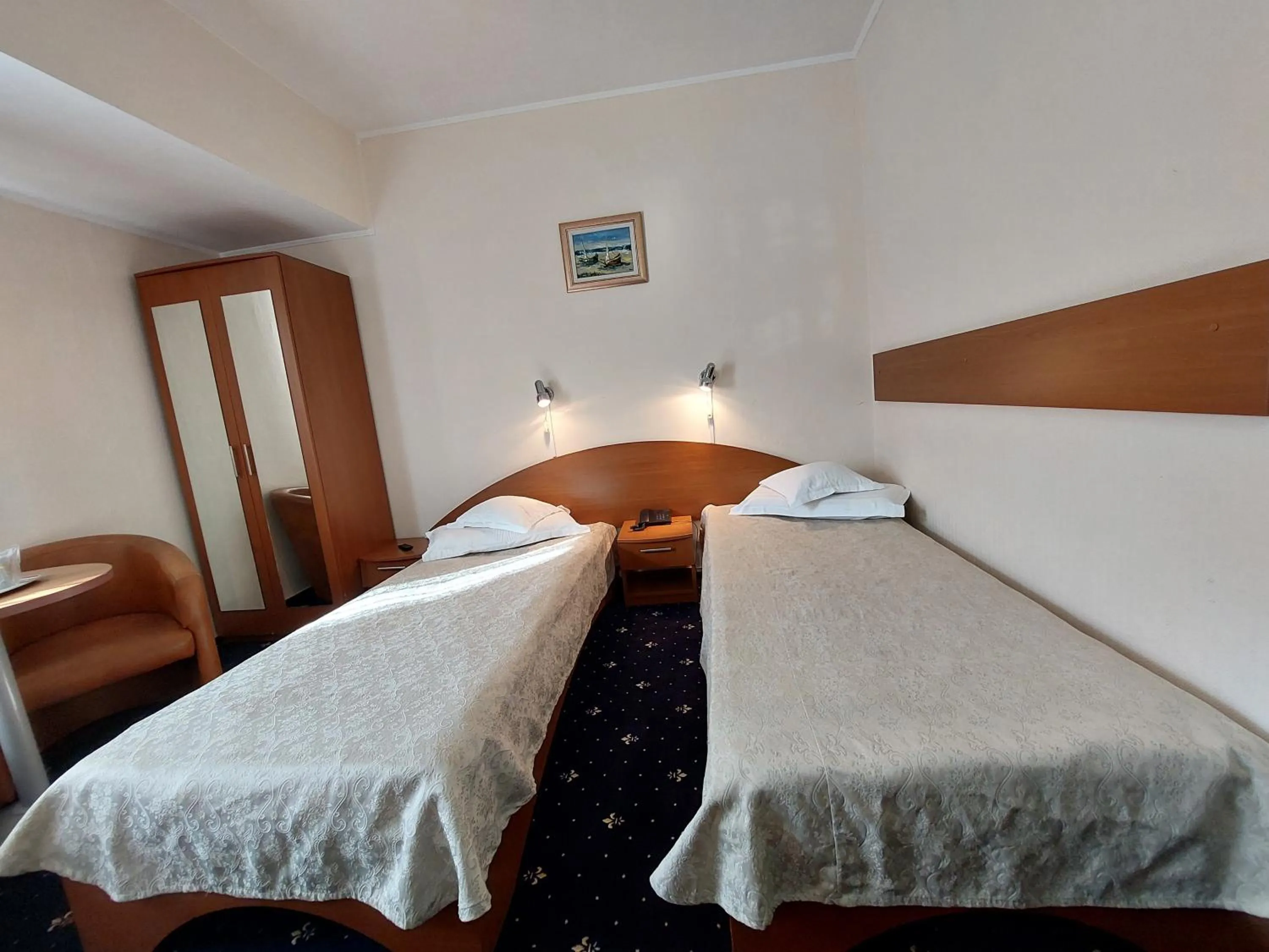 Bed in Hotel Egreta