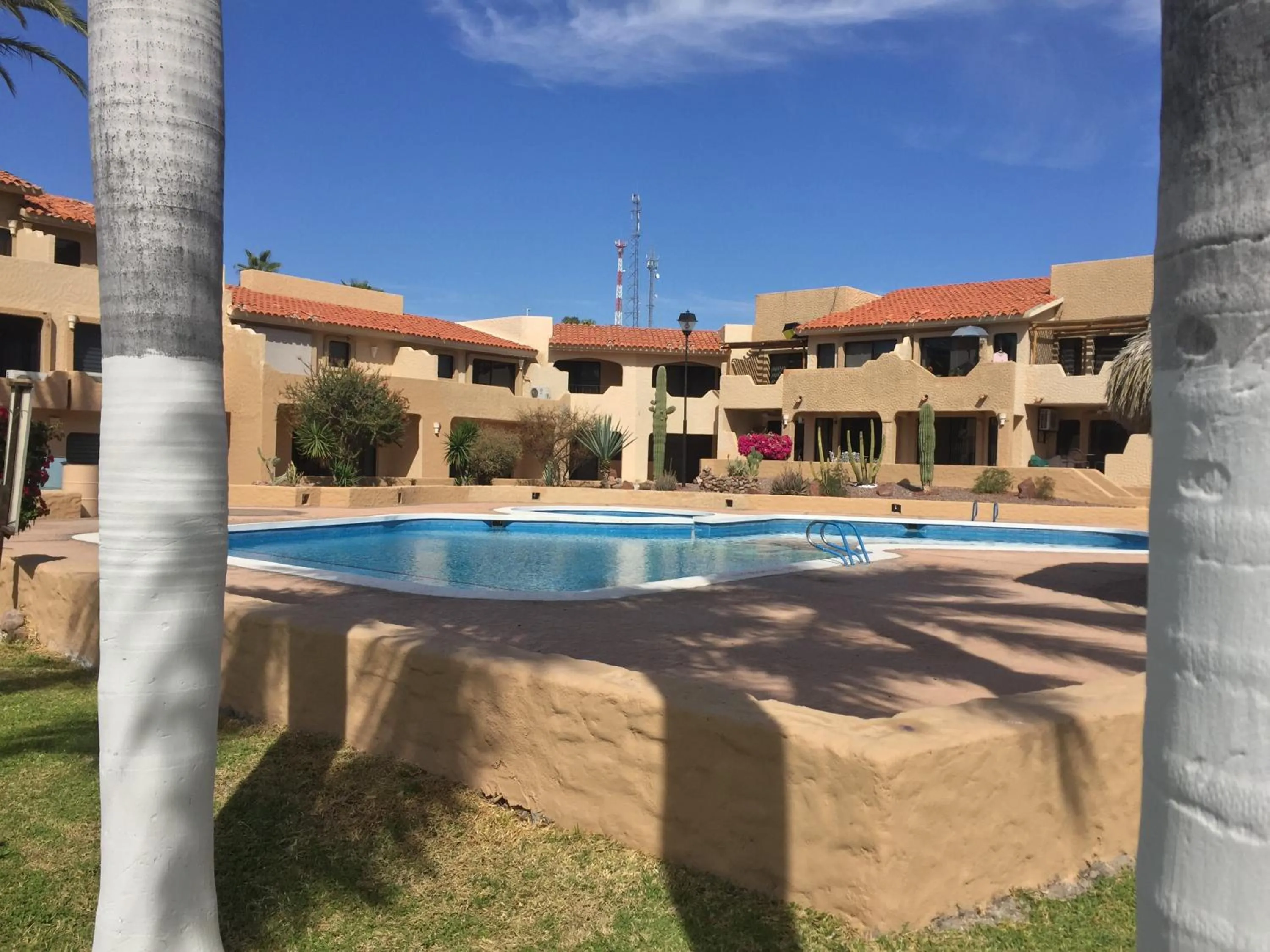 Pool view in Villa en Marinaterra en seguida de Marina San Carlos