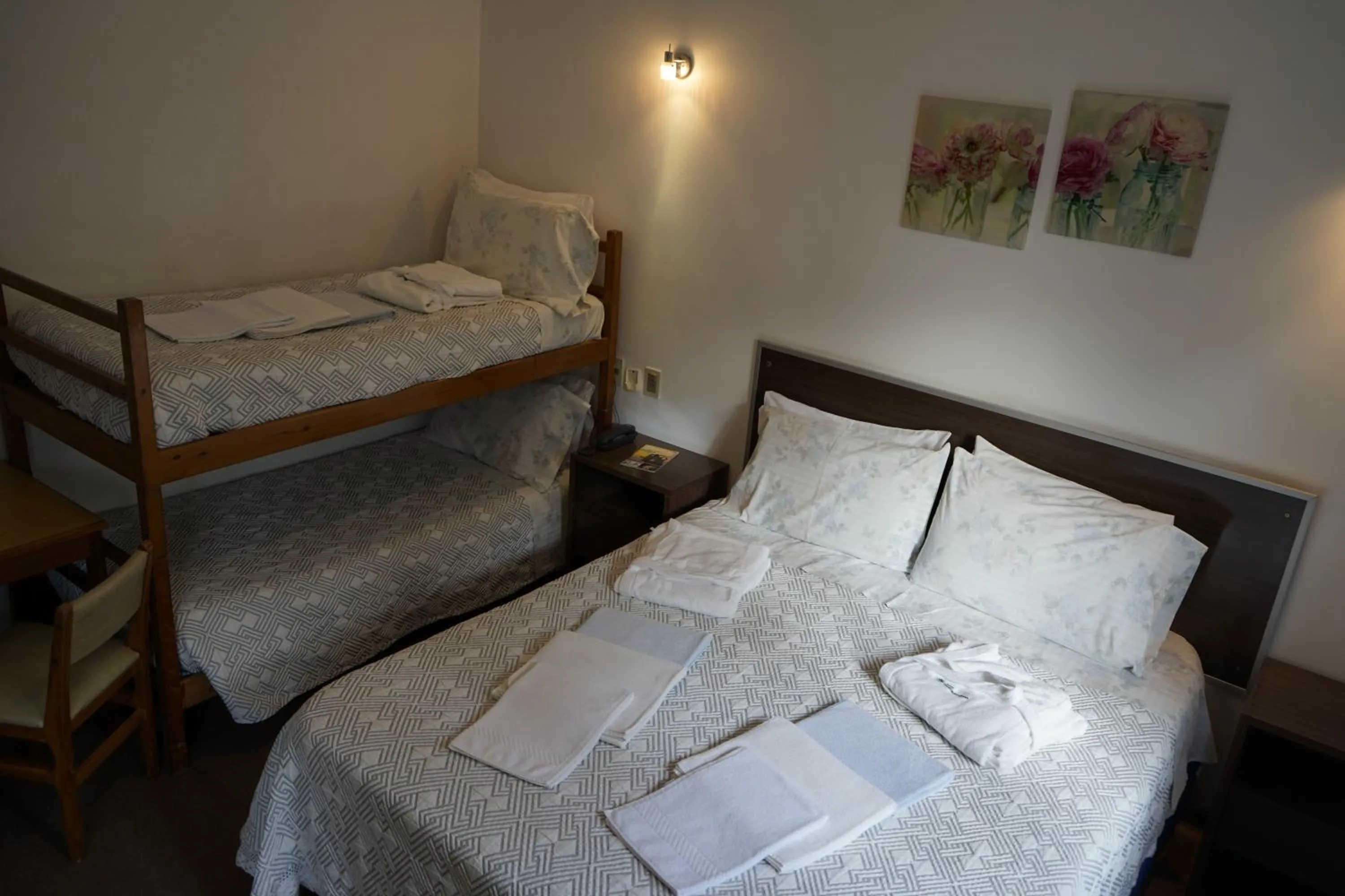 Bed in Hotel Argentina