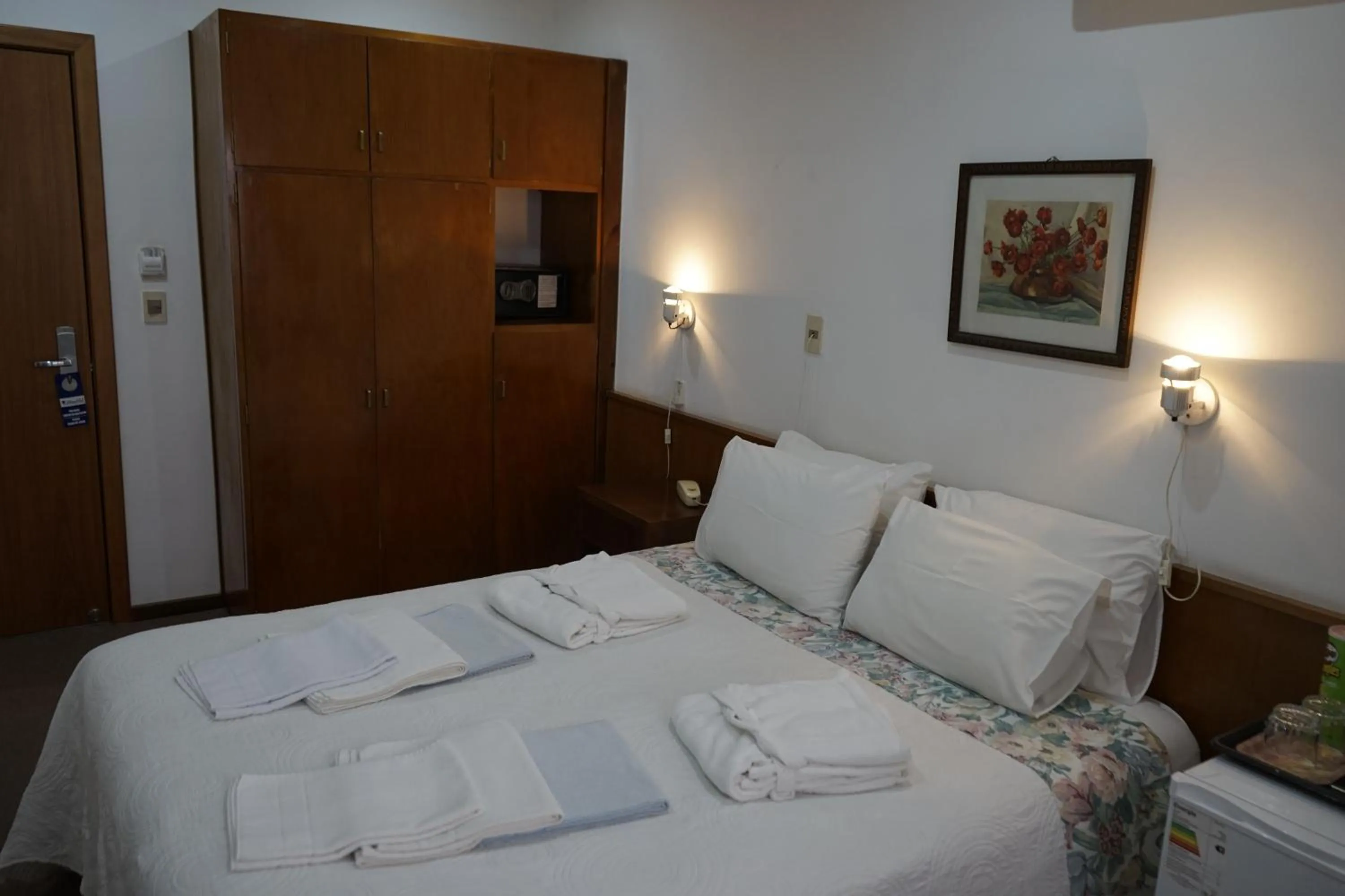 Bed in Hotel Argentina