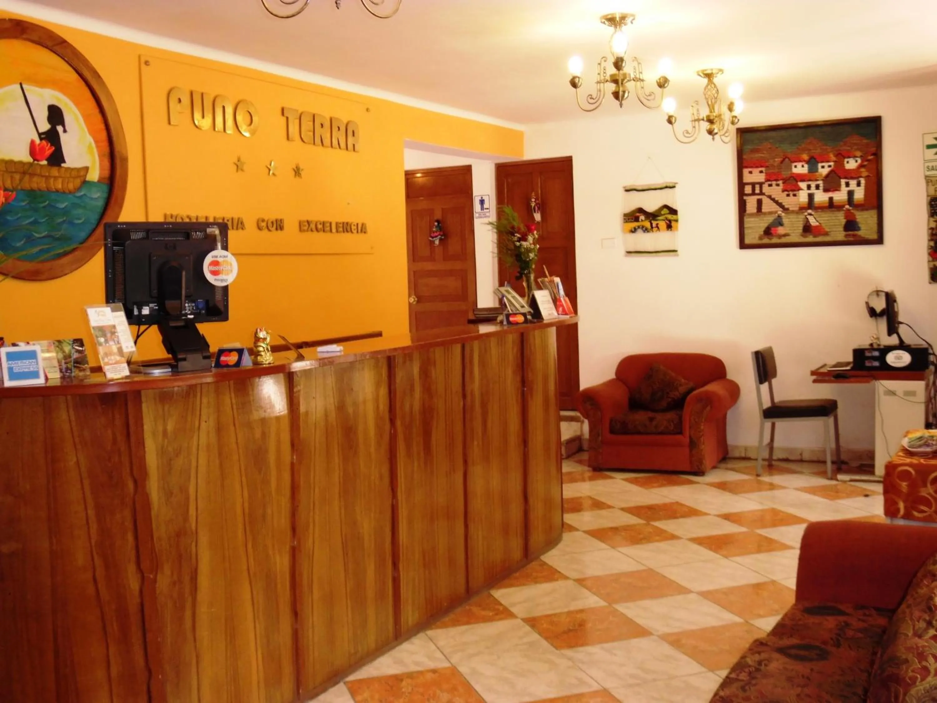 Lobby or reception in Hotel Puno Terra