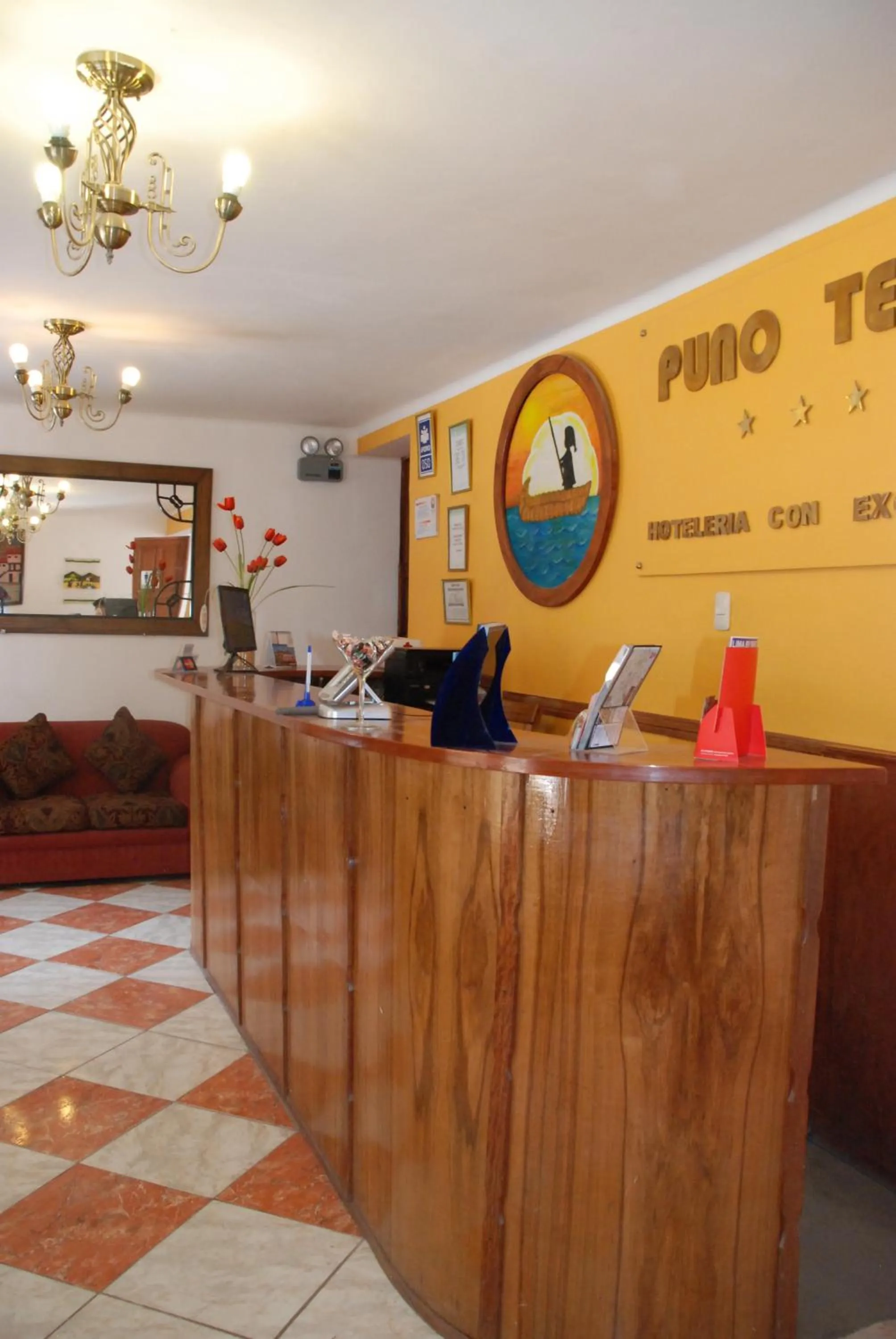 Lobby or reception in Hotel Puno Terra