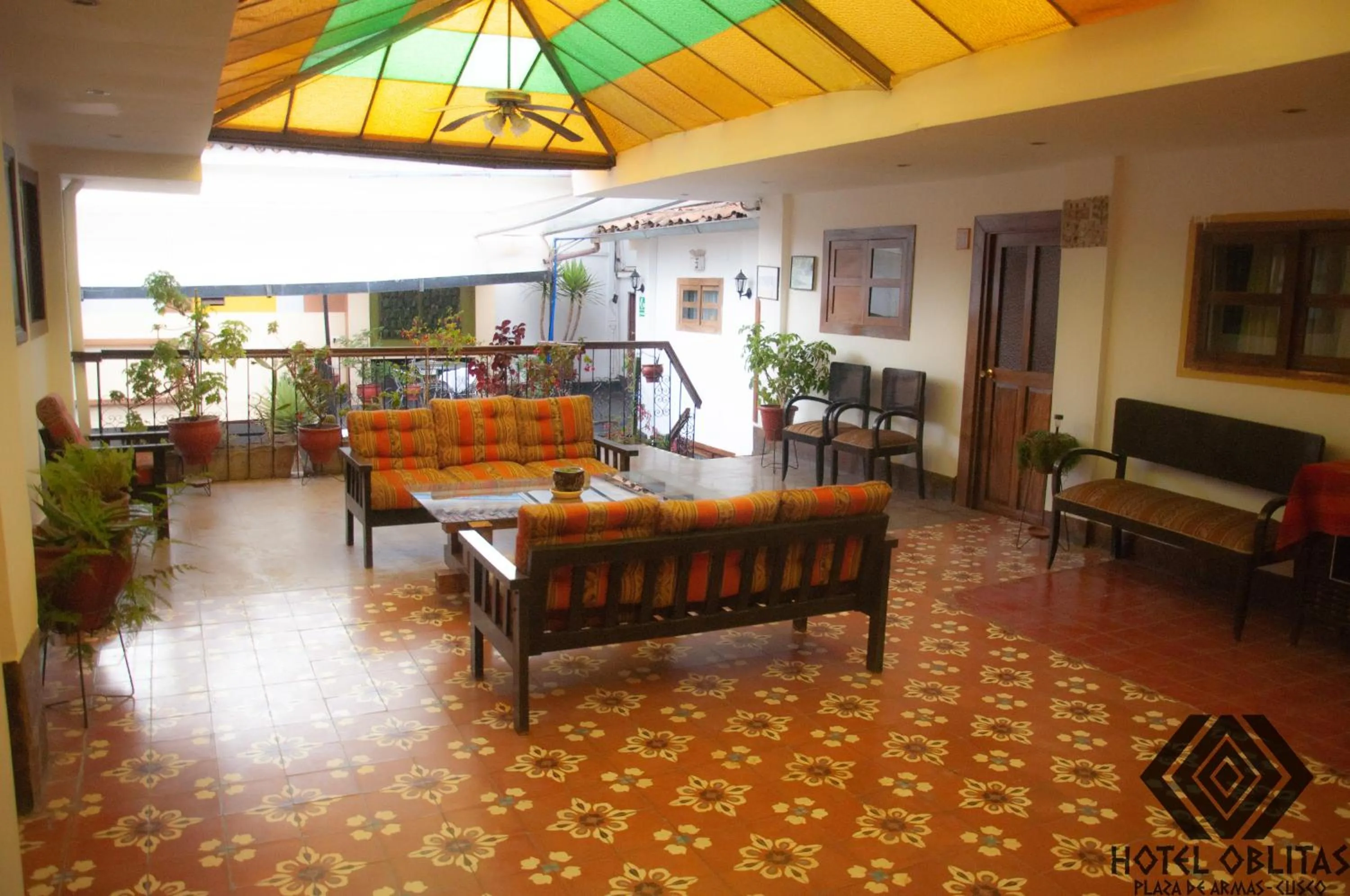 Patio in Hotel Oblitas Plaza de Armas Cusco