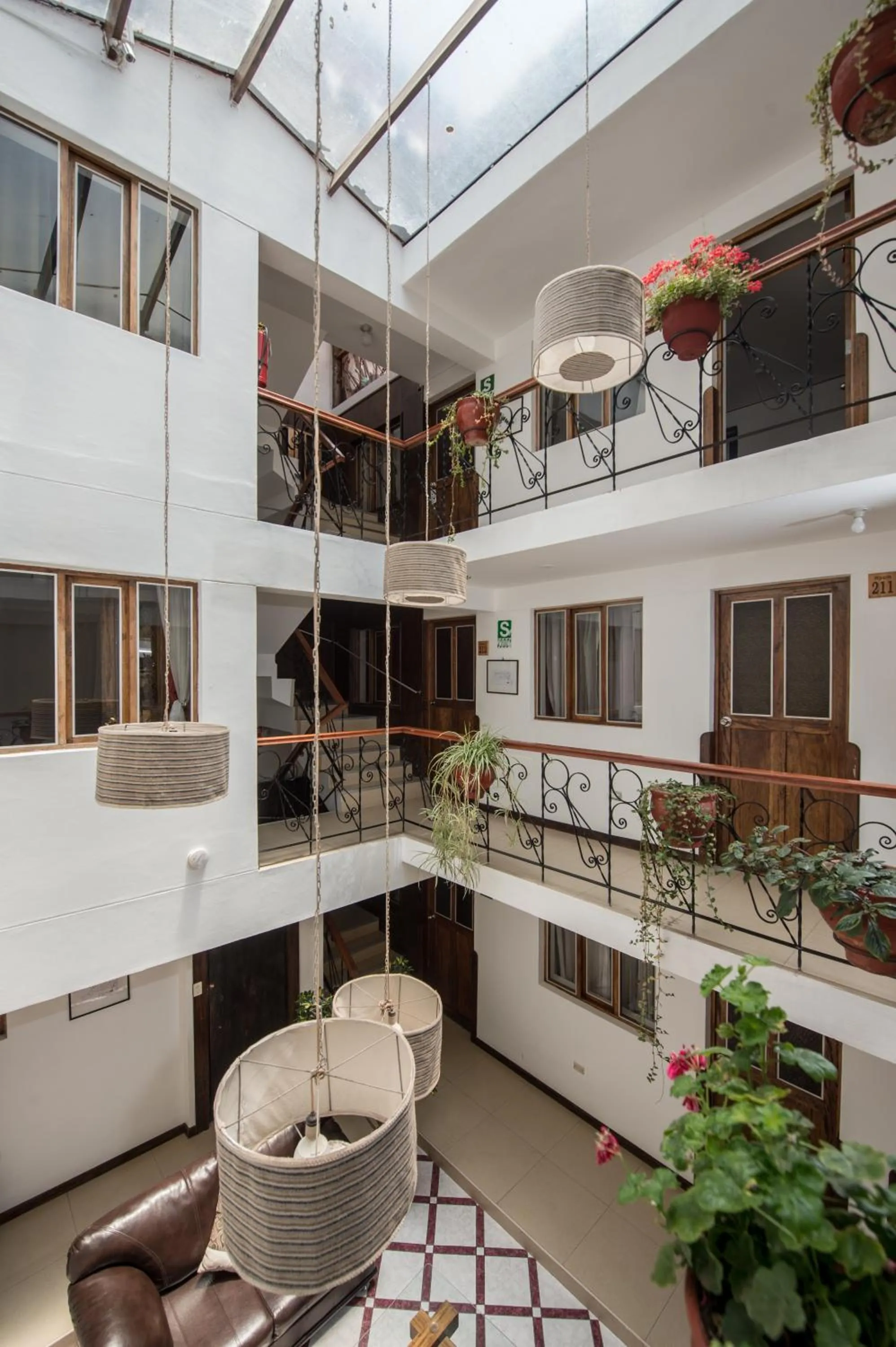 Patio in Hotel Oblitas Plaza de Armas Cusco